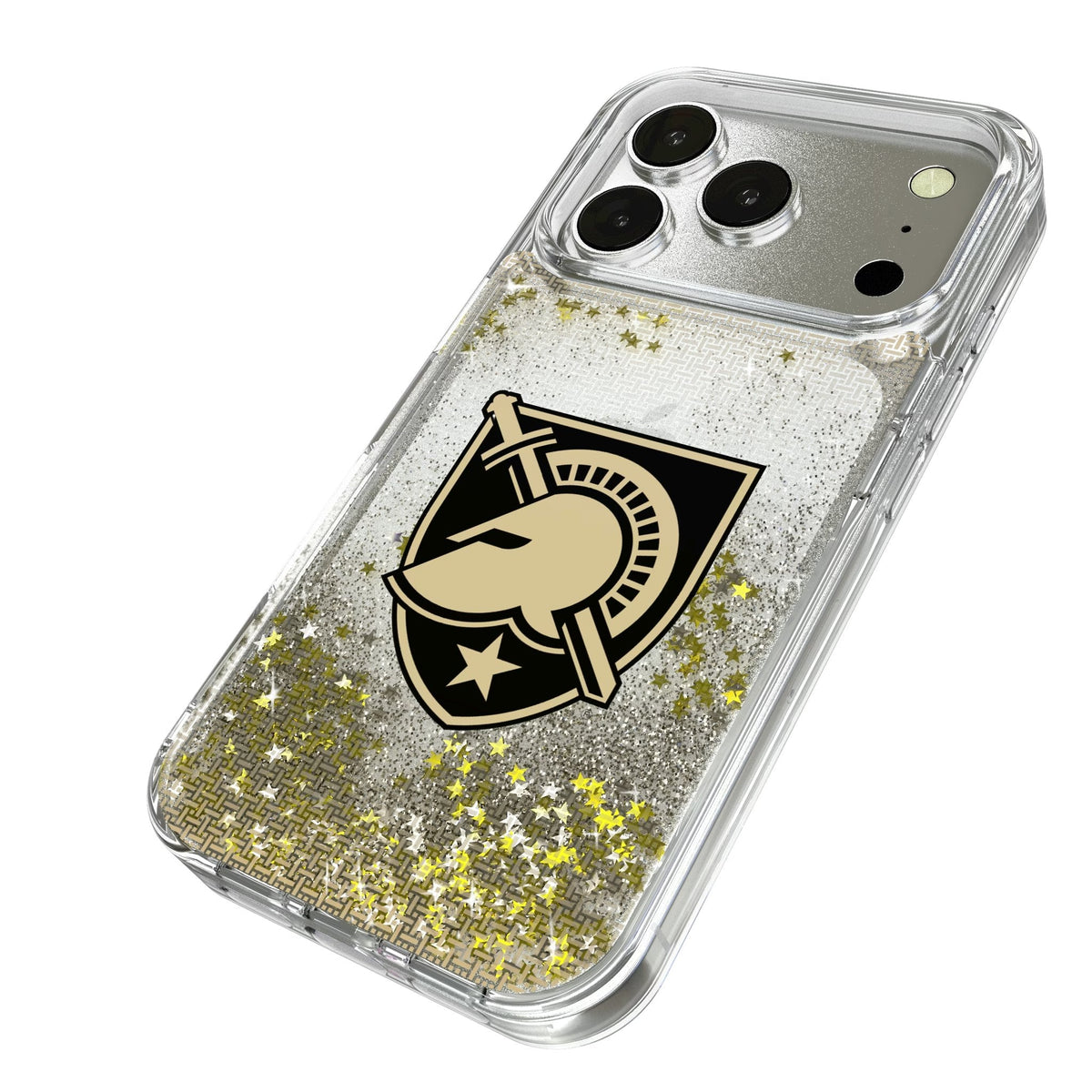 United States Military Academy Black Knights Linen Glitter Phone Case for Apple iPhone 17 Series 2