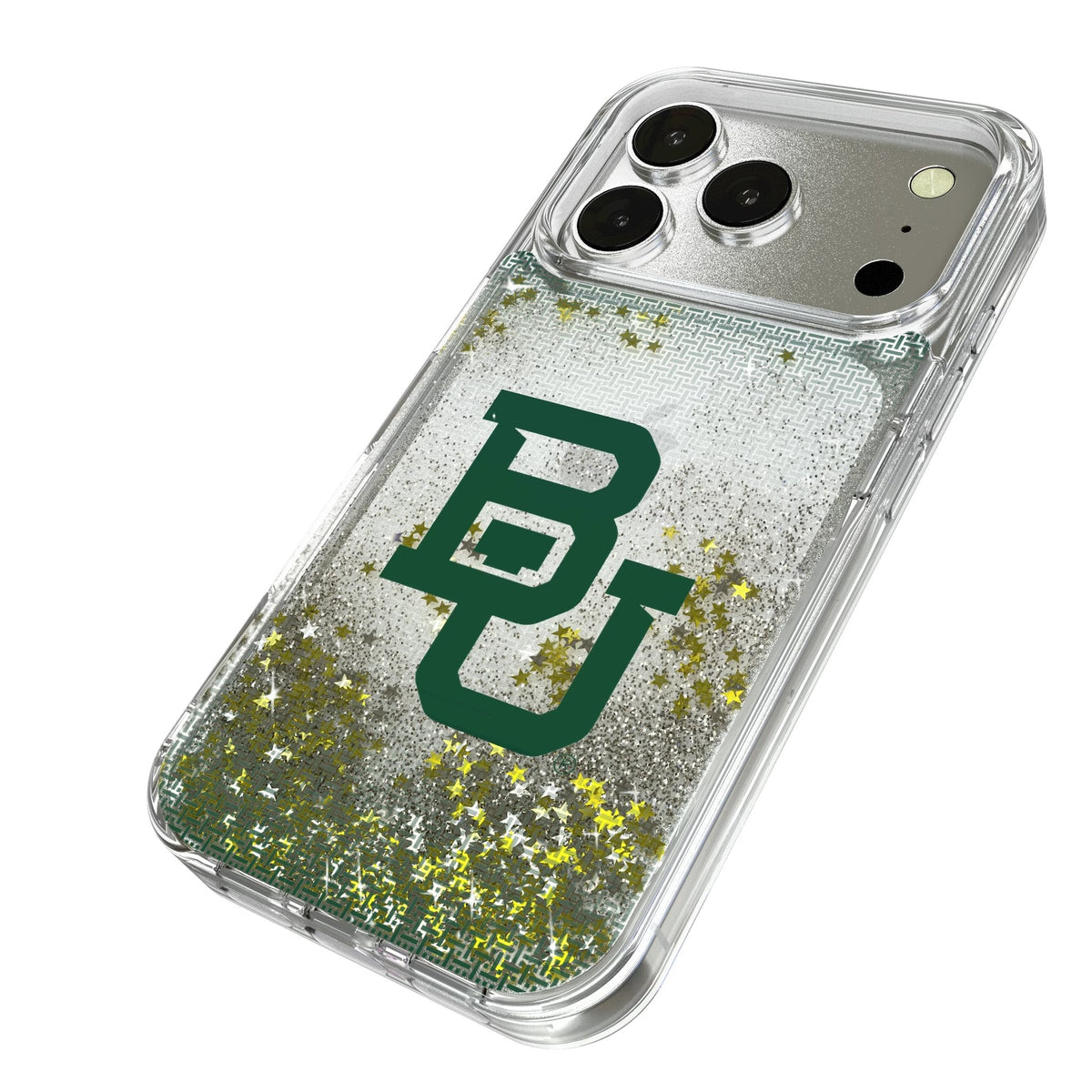 Baylor University Bears Linen Glitter Phone Case for Apple iPhone 17 Series