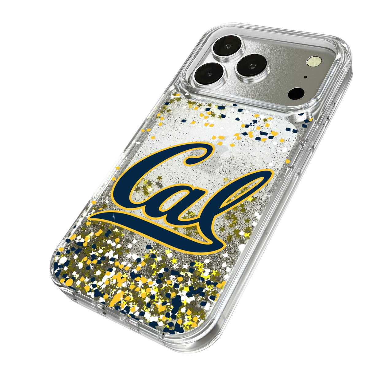 University of California Berkeley Golden Bears Confetti Glitter Phone Case for Apple iPhone 17 Series 2