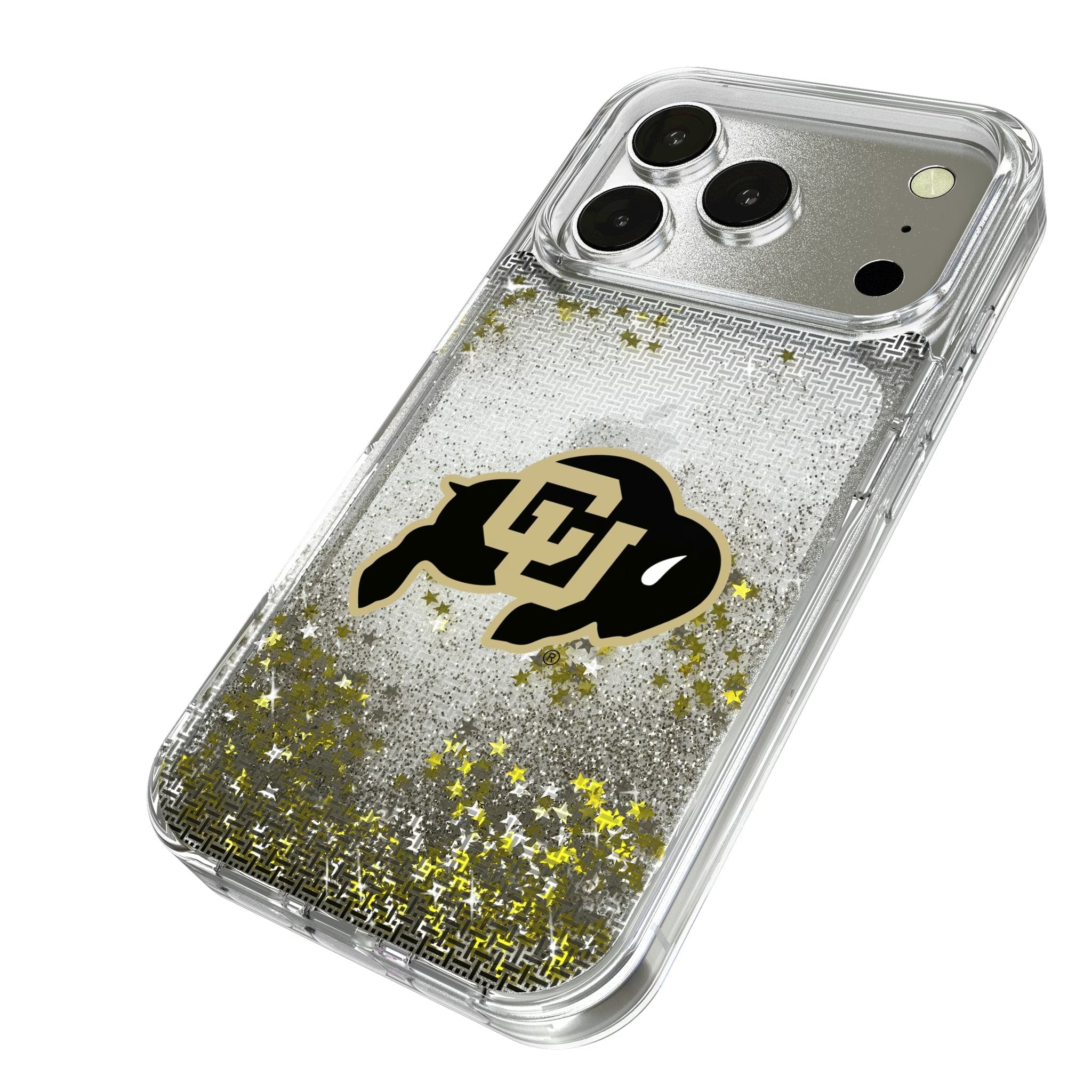 University of Colorado Buffaloes Linen Glitter Phone Case for Apple iPhone 17 Series 2