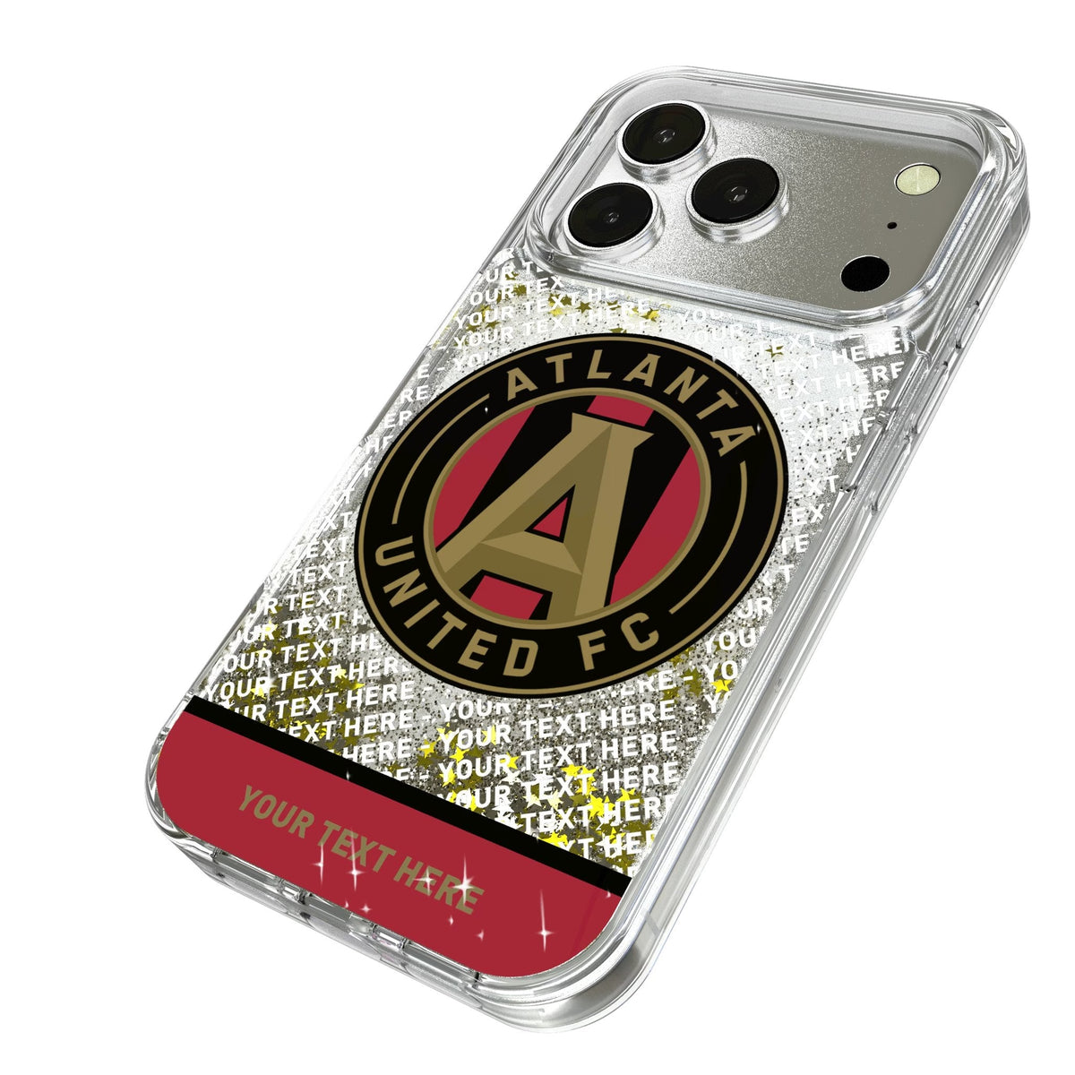 Atlanta United FC Personalized EndZone Plus Glitter Phone Case for Apple iPhone 17 Series 2