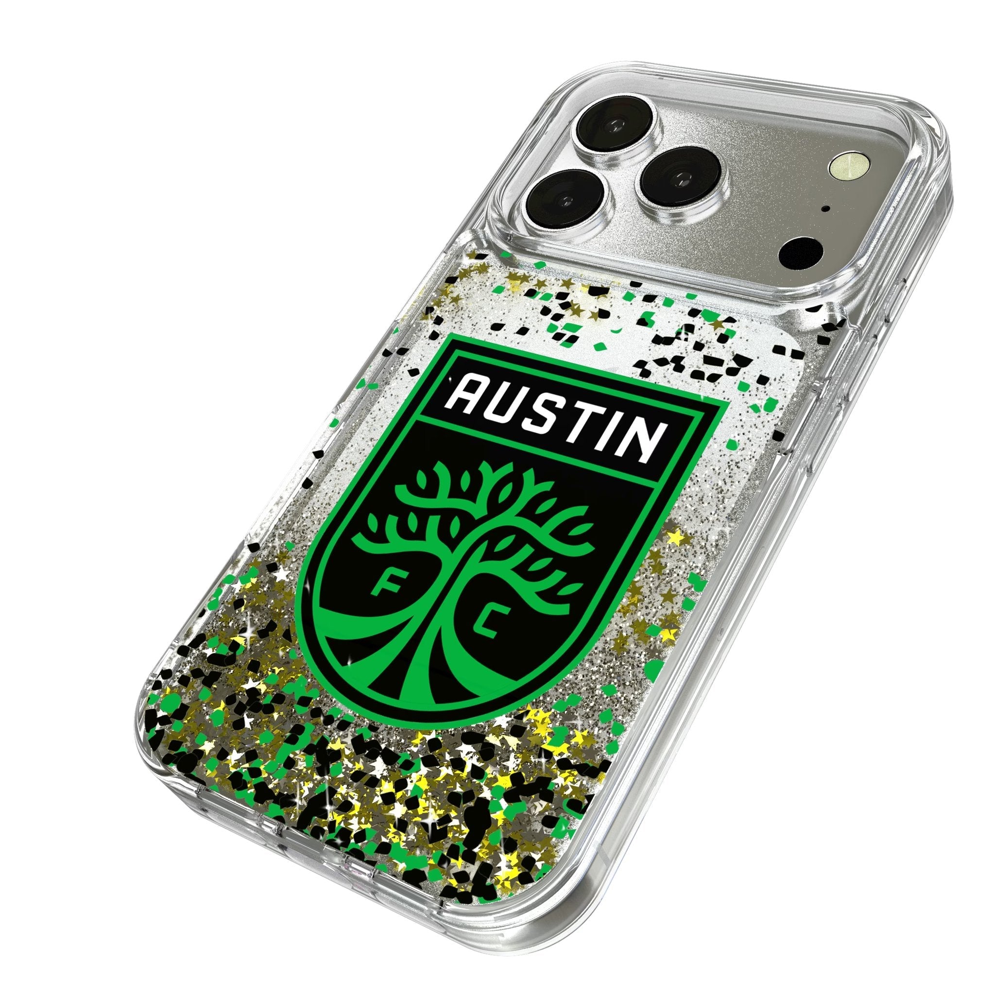 Austin FC Confetti Glitter Phone Case for Apple iPhone 17 Series