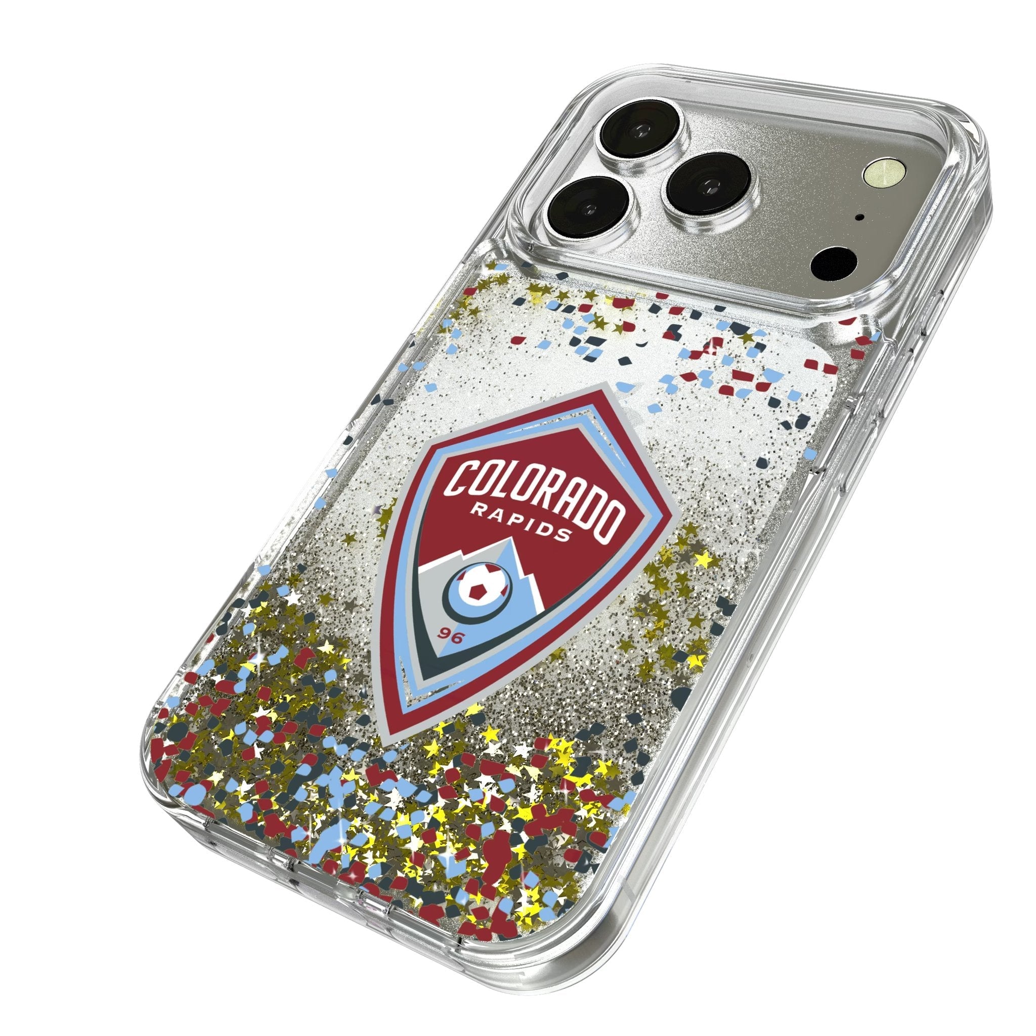 Colorado Rapids Confetti Glitter Phone Case for Apple iPhone 17 Series