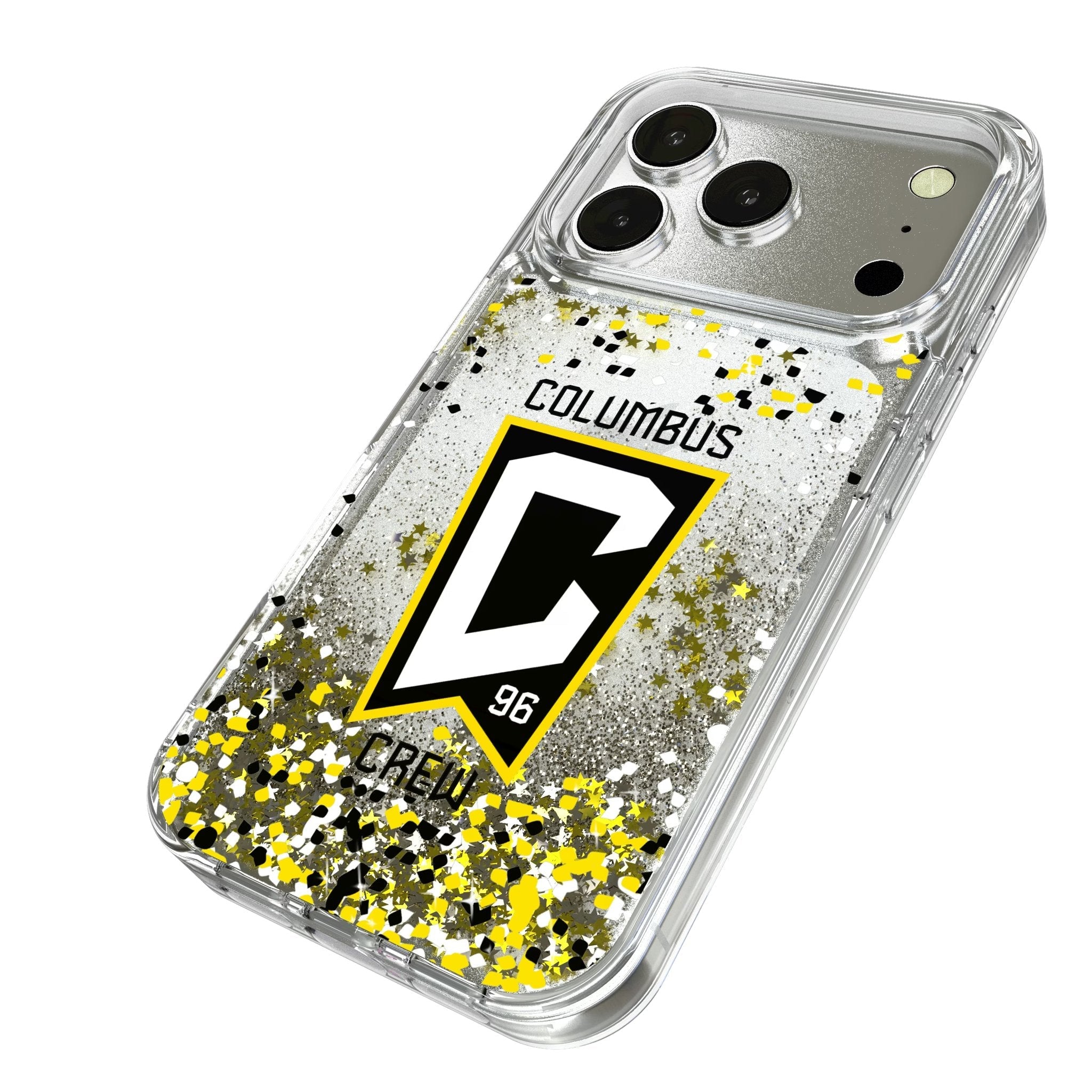 Columbus Crew Confetti Glitter Phone Case for Apple iPhone 17 Series 2