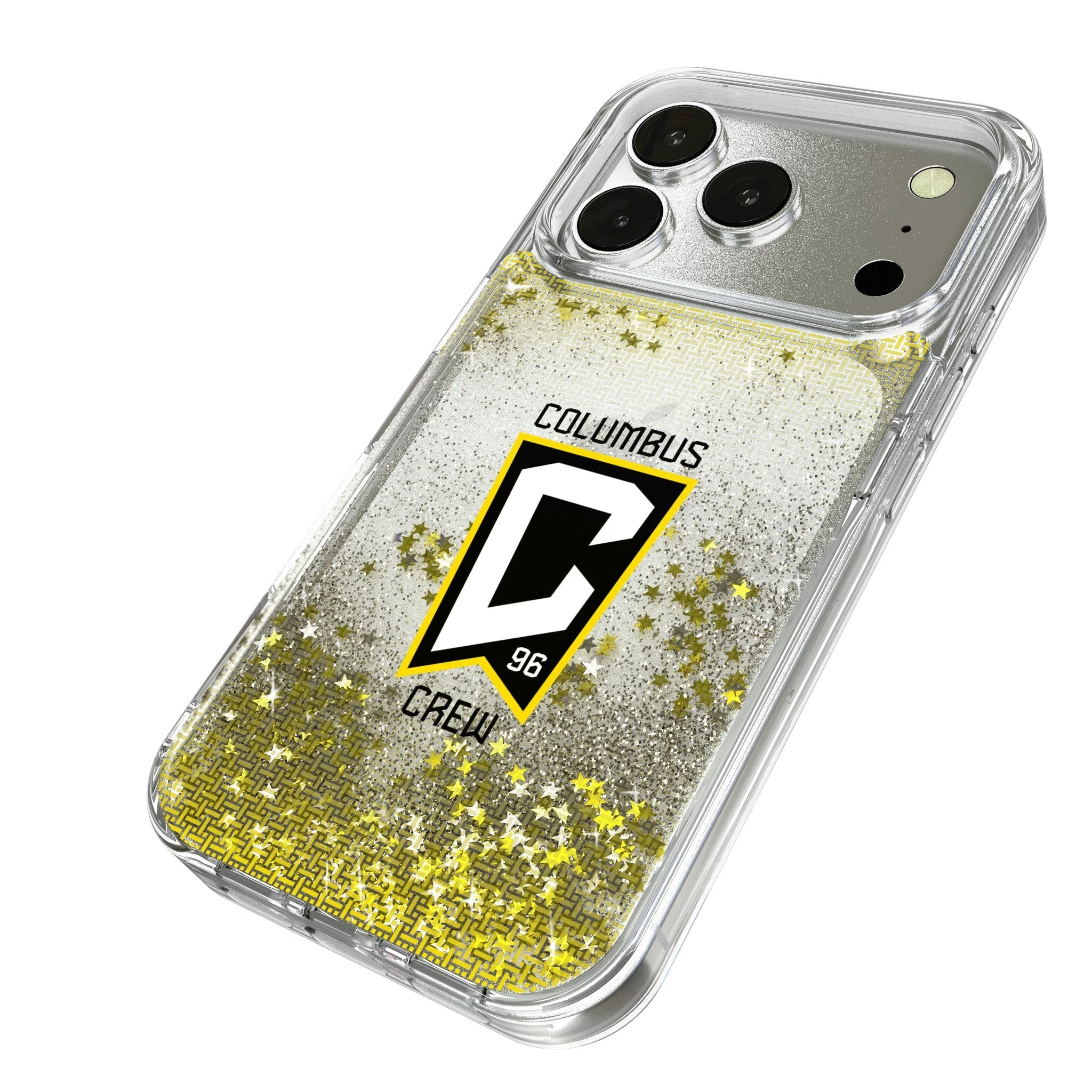 Columbus Crew Linen Glitter Phone Case for Apple iPhone 17 Series