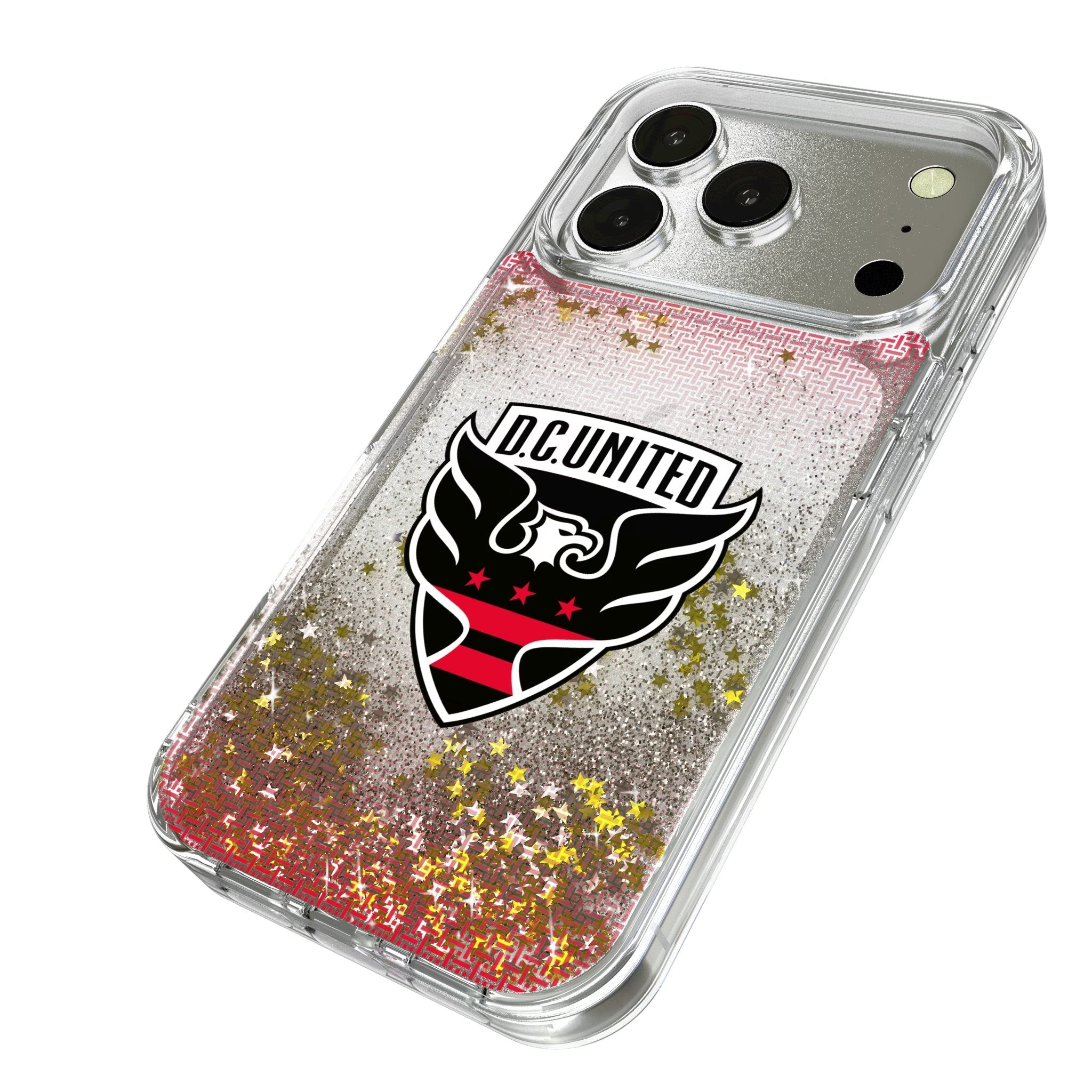DC United Linen Glitter Phone Case for Apple iPhone 17 Series