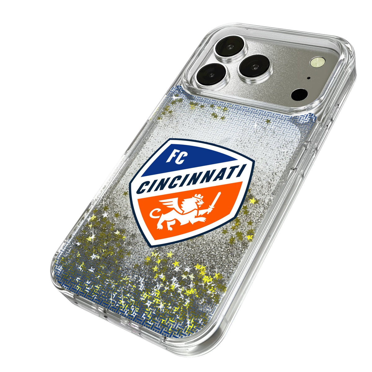 FC Cincinnati Linen Glitter Phone Case for Apple iPhone 17 Series 2
