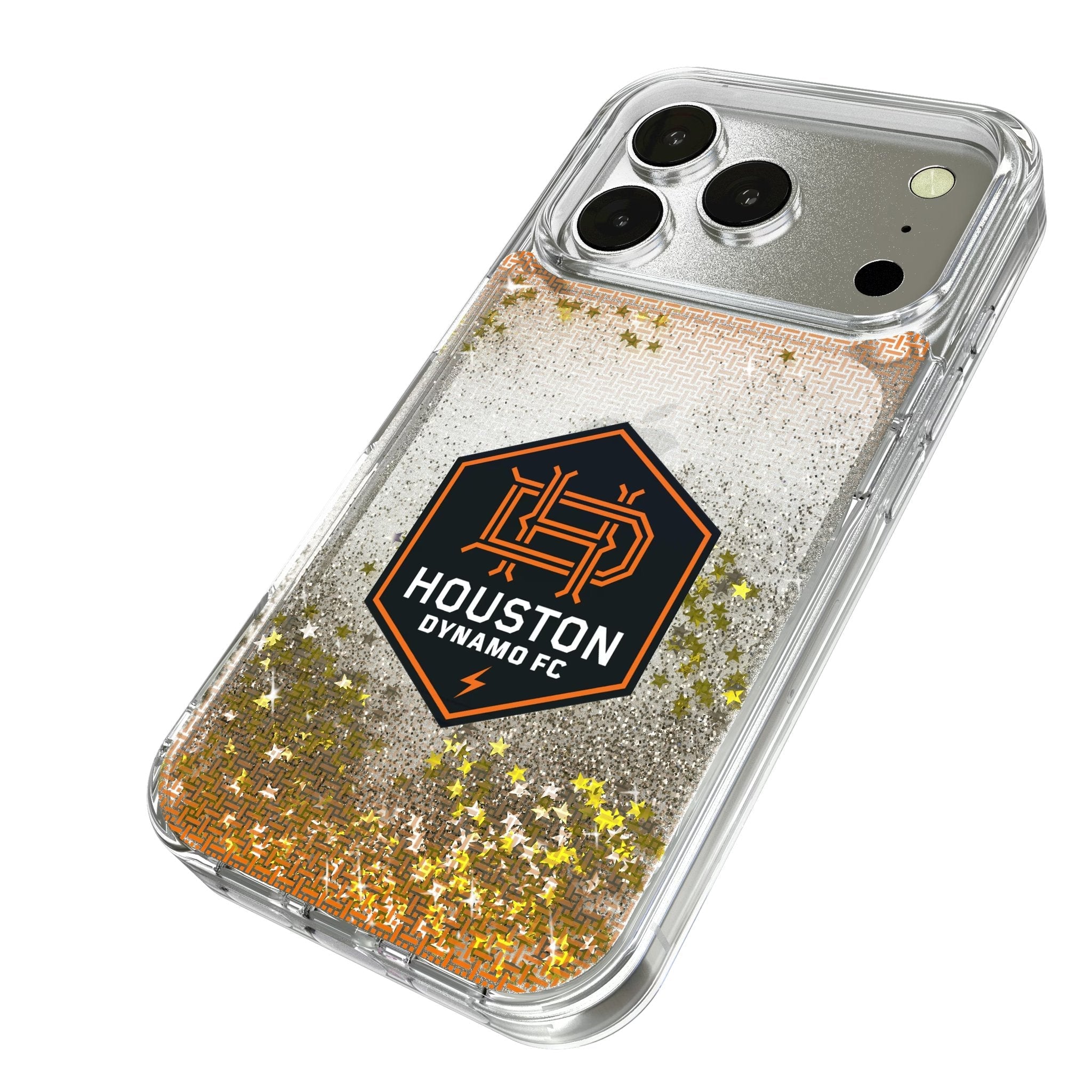 Houston Dynamo Linen Glitter Phone Case for Apple iPhone 17 Series