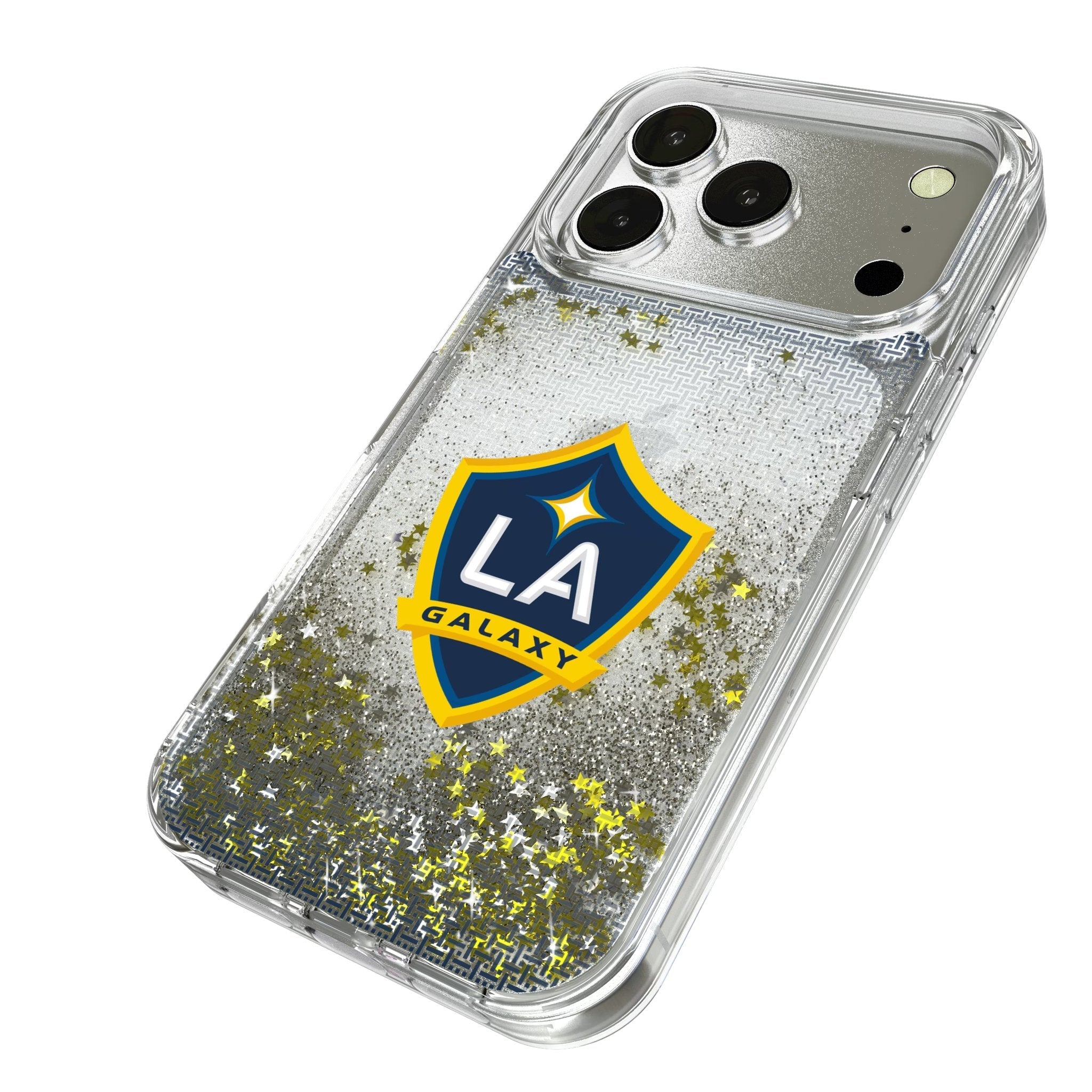 LA Galaxy Linen Glitter Phone Case for Apple iPhone 17 Series
