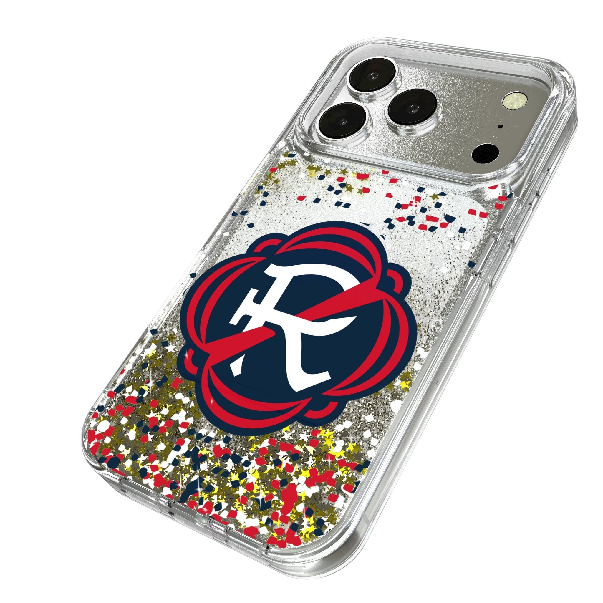 New England Revolution Confetti Glitter Phone Case for Apple iPhone 17 Series