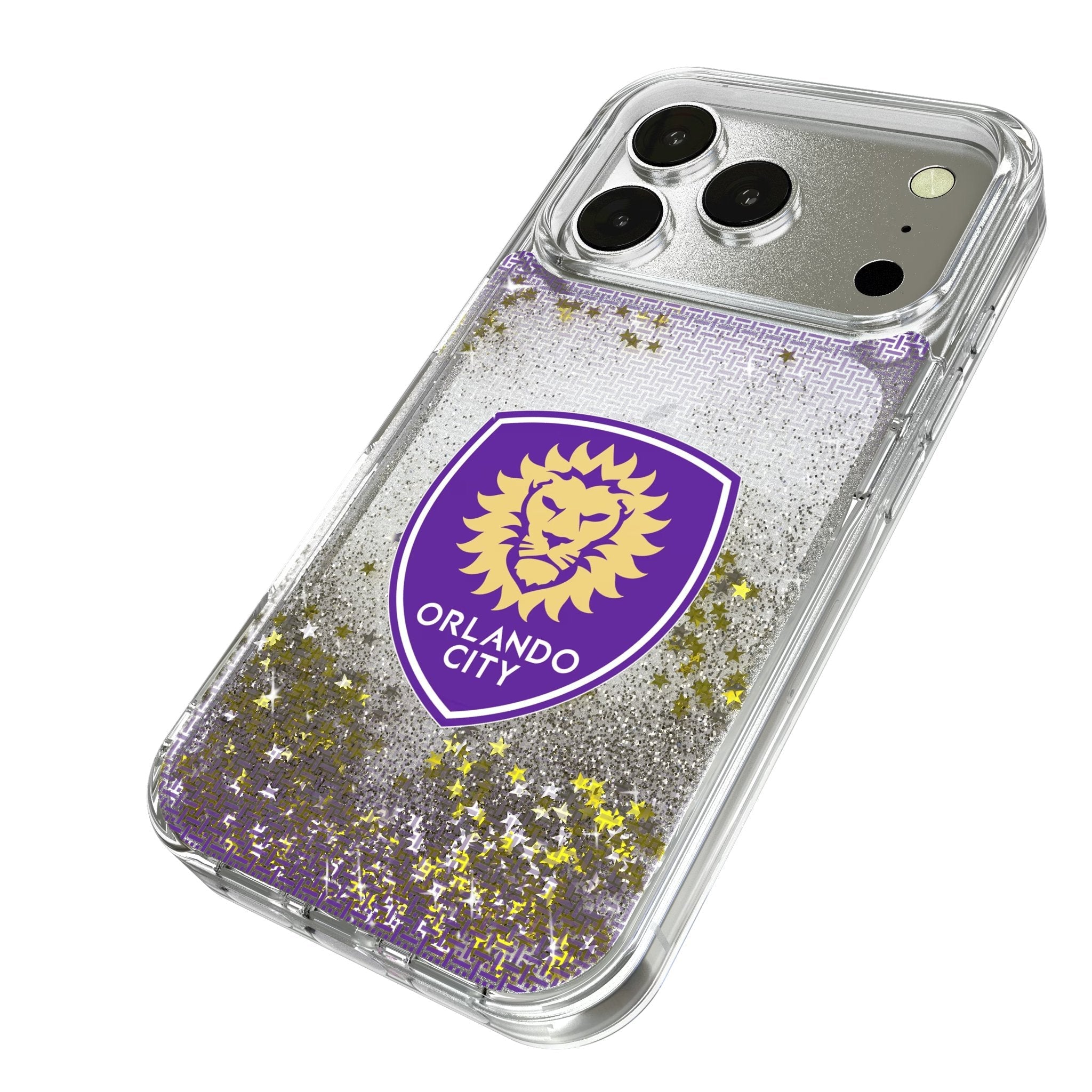 Orlando City Soccer Club Linen Glitter Phone Case for Apple iPhone 17 Series