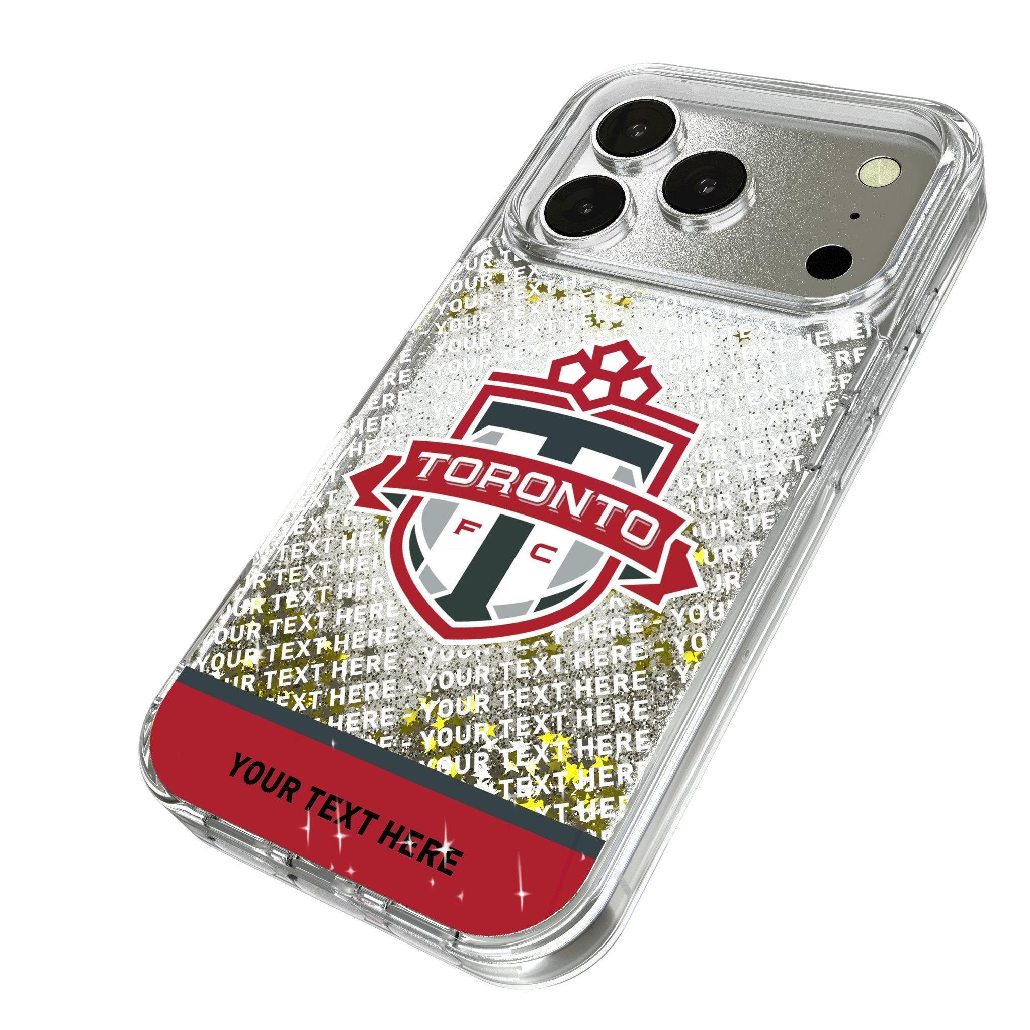 Toronto FC Personalized EndZone Plus Glitter Phone Case for Apple iPhone 17 Series 2