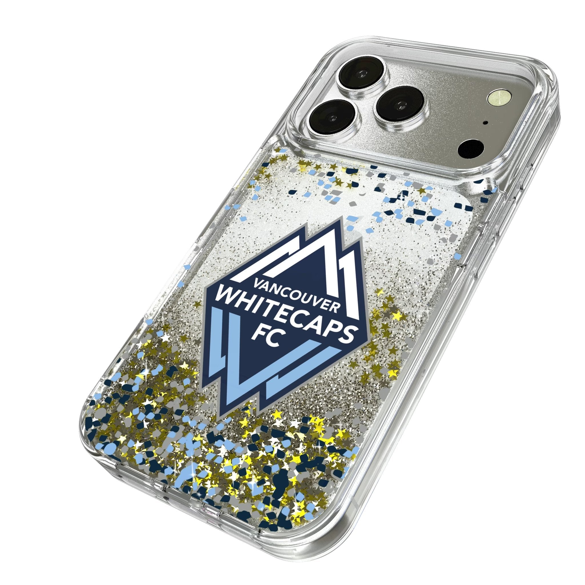 Vancouver Whitecaps Confetti Glitter Phone Case for Apple iPhone 17 Series