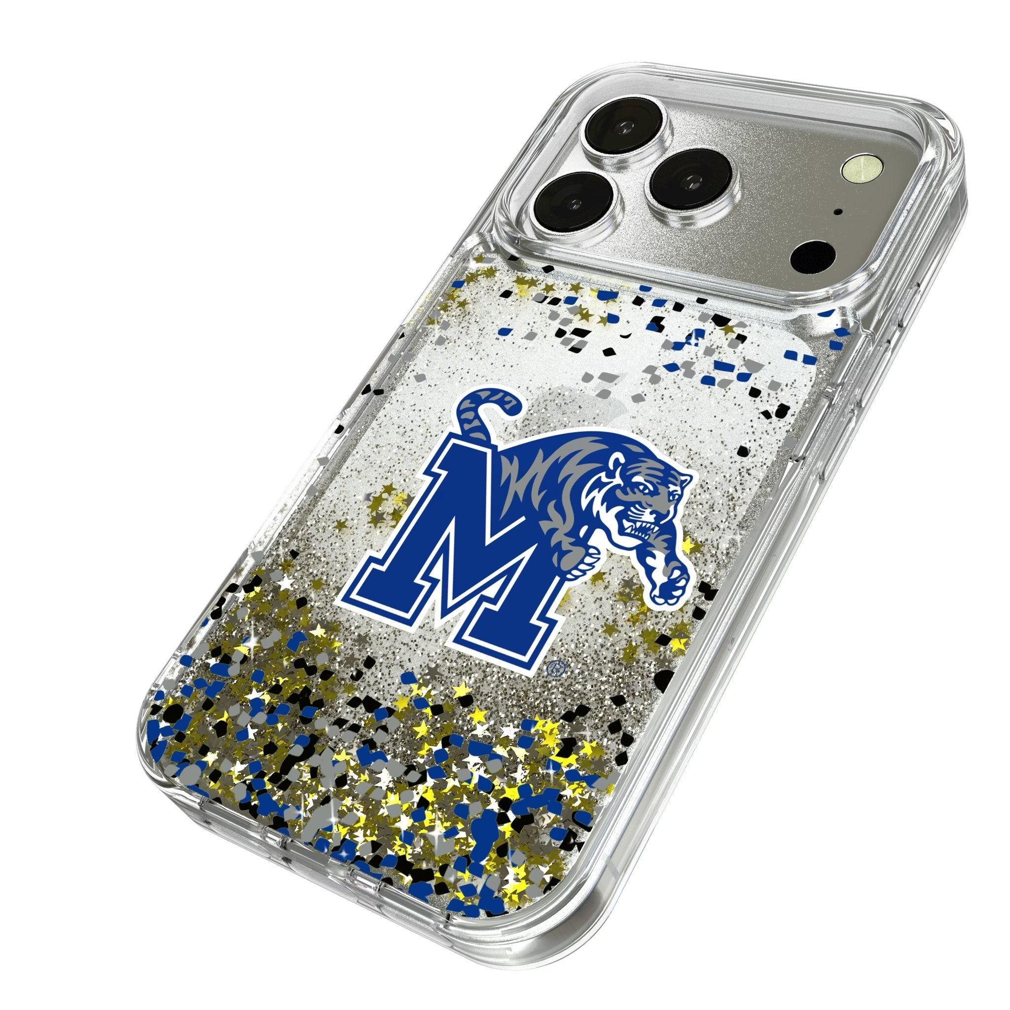 University of Memphis Tigers Confetti Glitter Phone Case for Apple iPhone 17 Series
