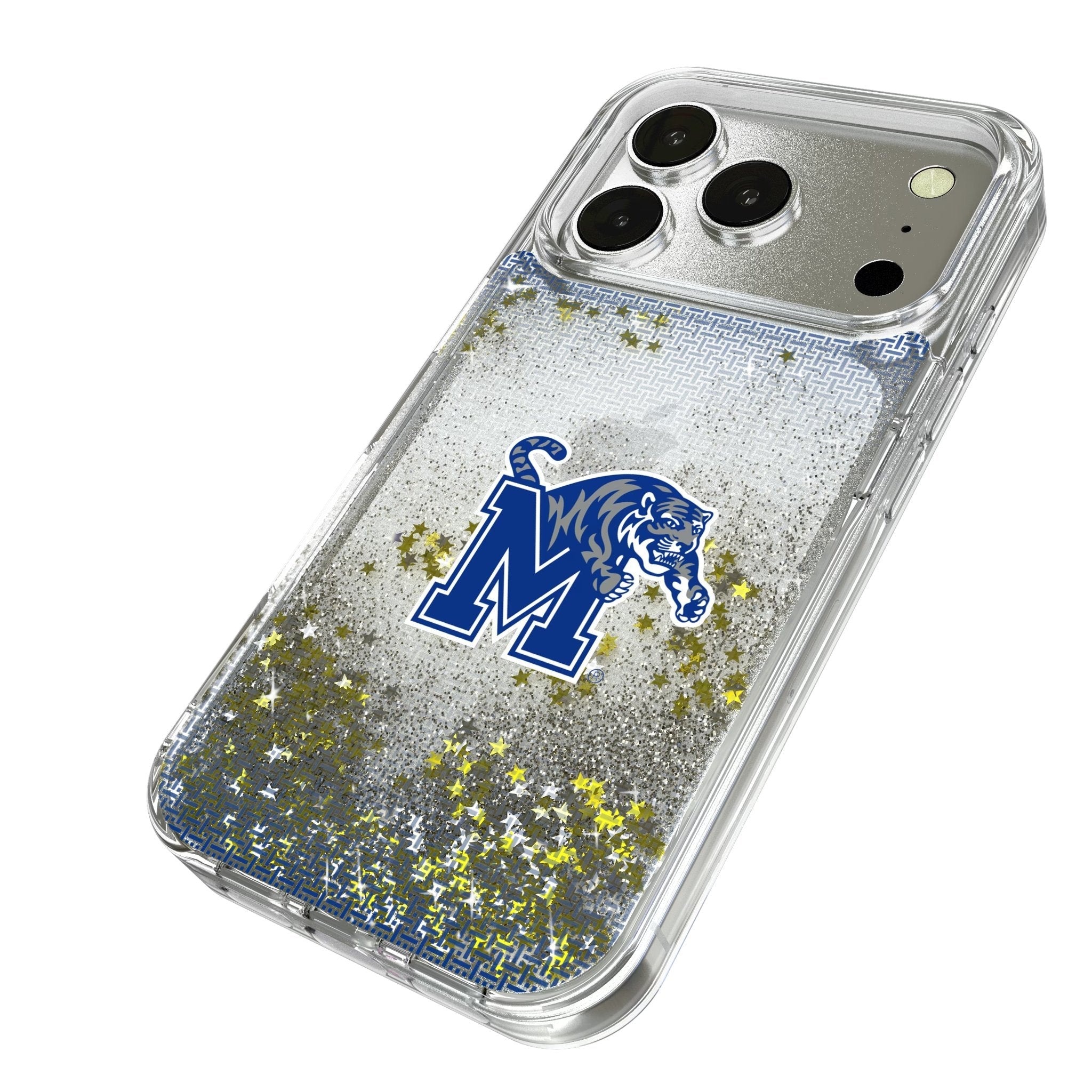 University of Memphis Tigers Linen Glitter Phone Case for Apple iPhone 17 Series