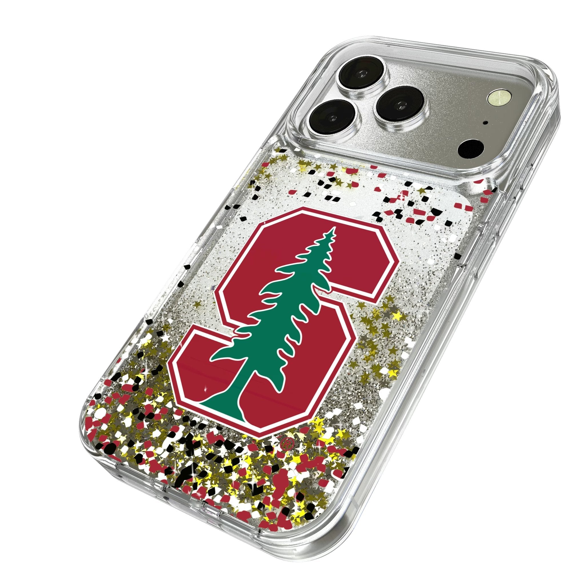 Stanford University Cardinal Confetti Glitter Phone Case for Apple iPhone 17 Series