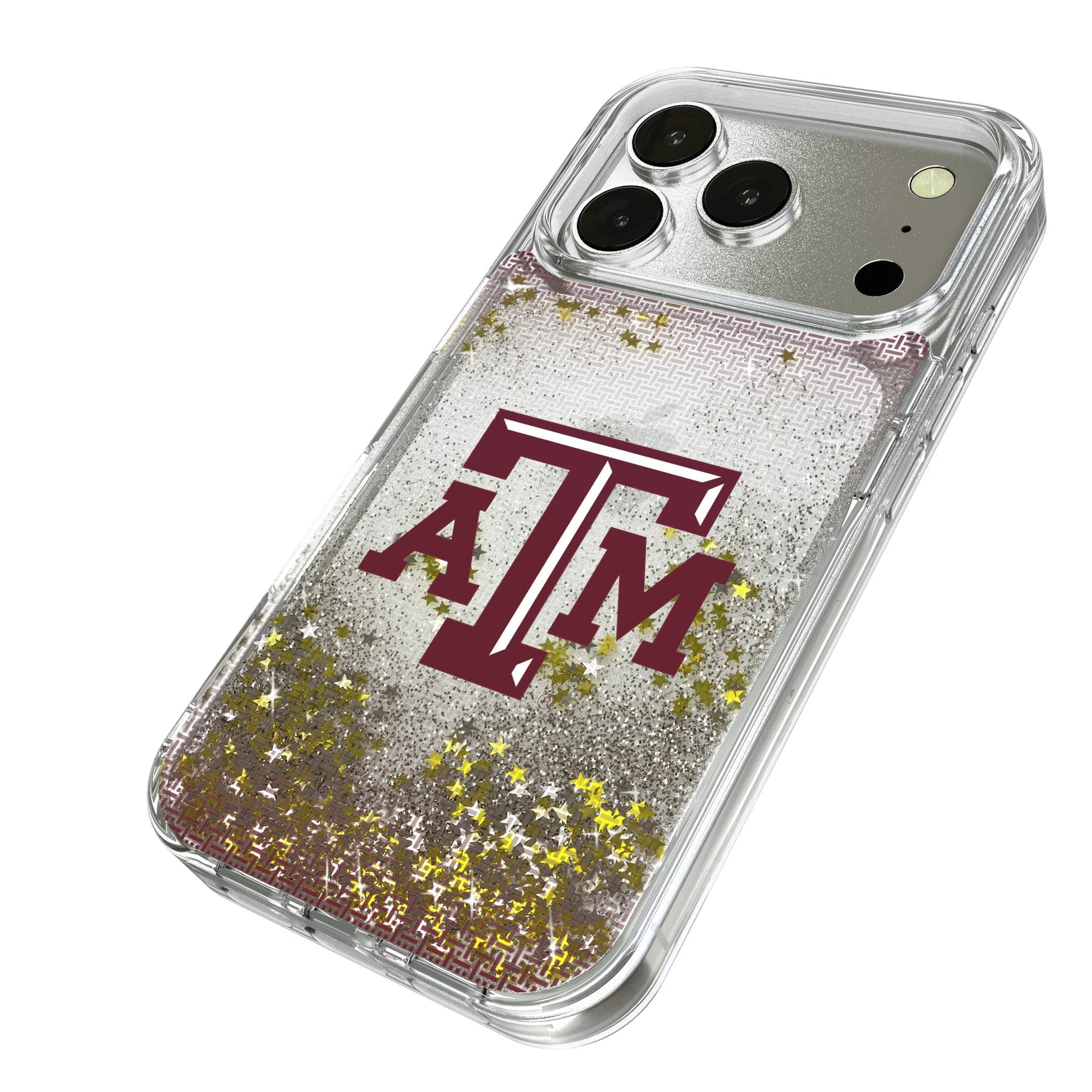 Texas A&M University Aggies Linen Glitter Phone Case for Apple iPhone 17 Series