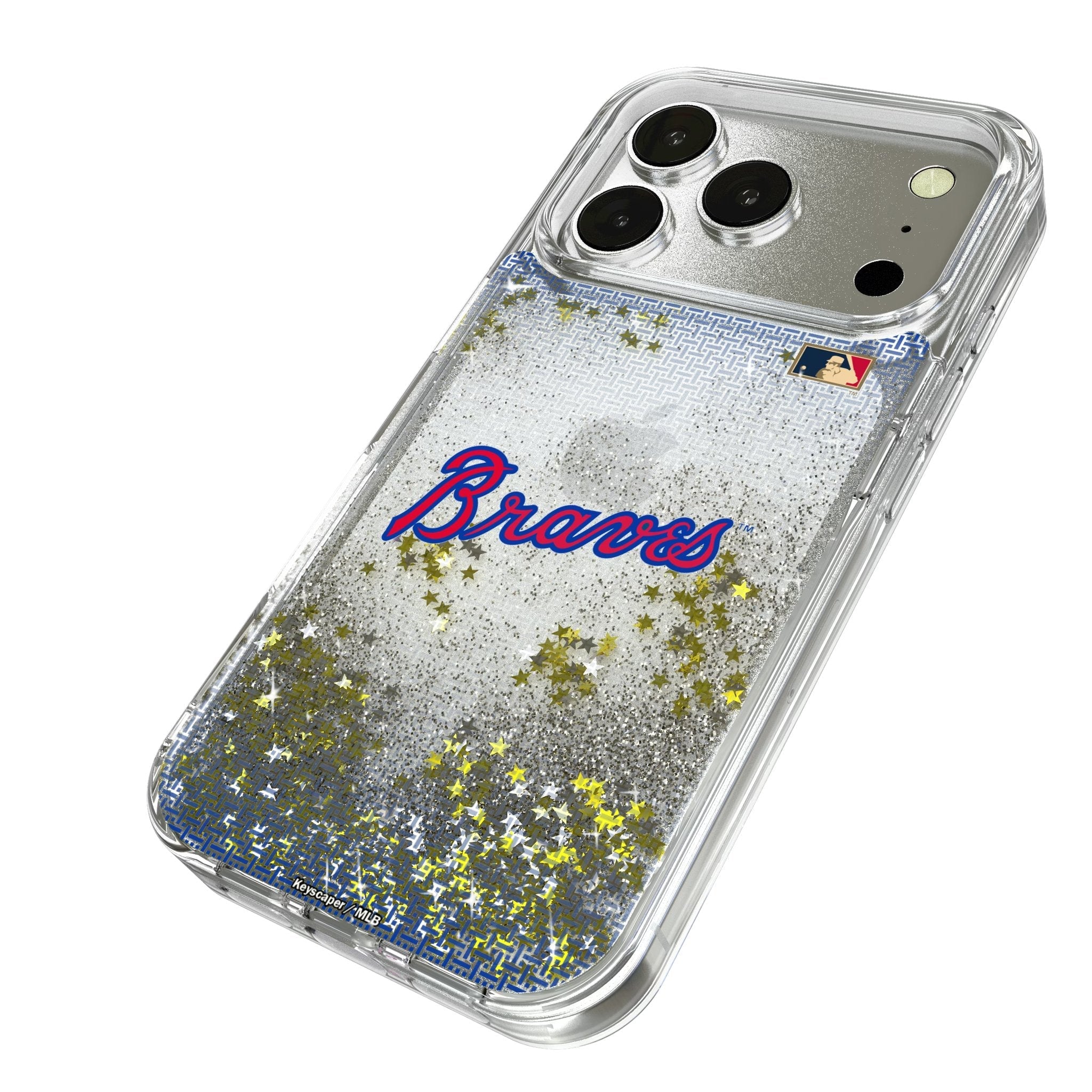 Atlanta Braves Home 2012 - Cooperstown Collection Linen Glitter Phone Case for Apple iPhone 17 Series 2