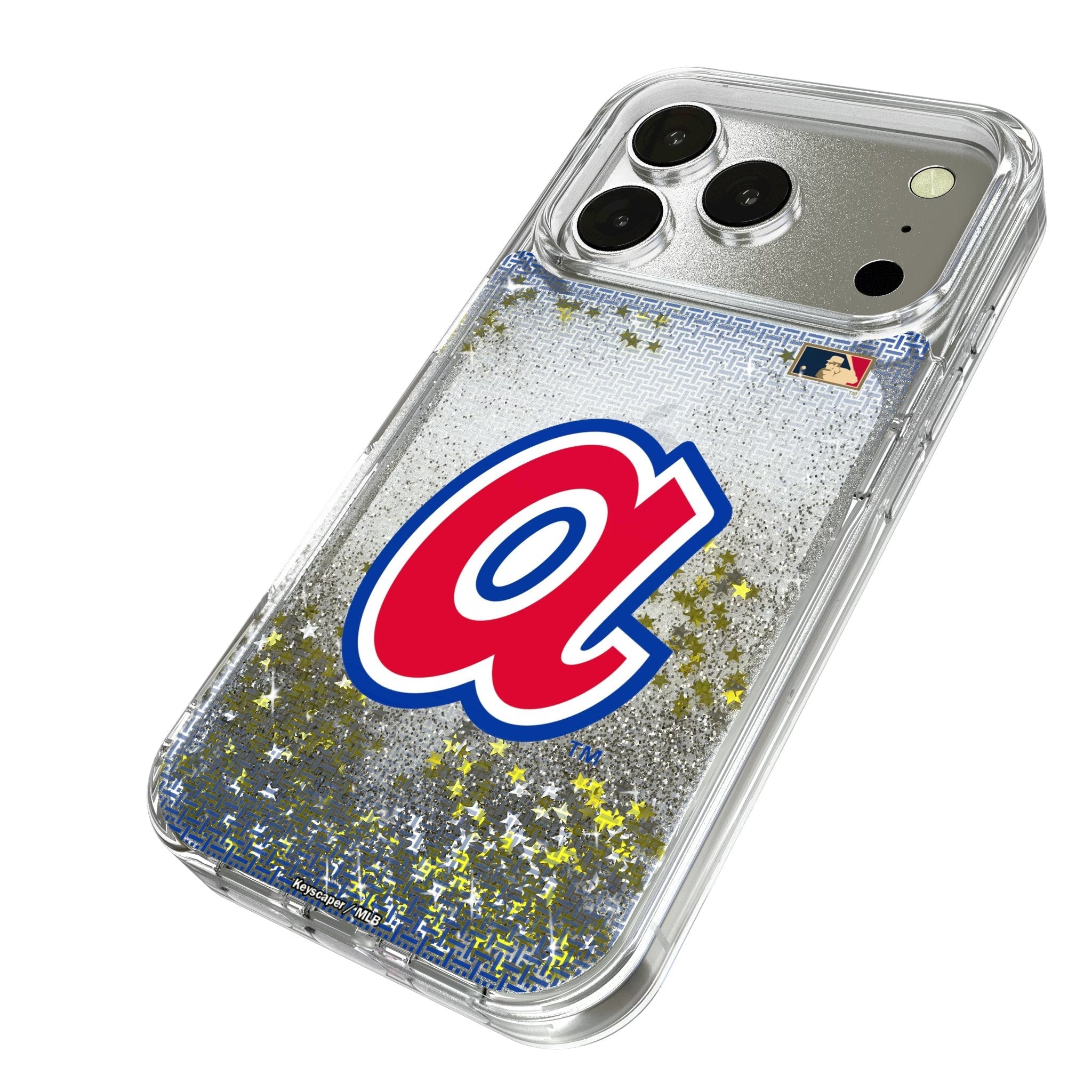 Atlanta Braves 1972-1980 - Cooperstown Collection Linen Glitter Phone Case for Apple iPhone 17 Series 2