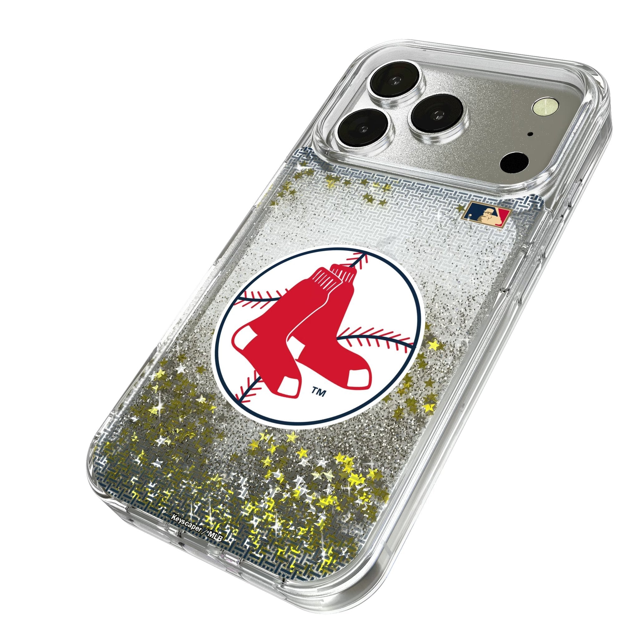 Boston Red Sox 1970-1975 - Cooperstown Collection Linen Glitter Phone Case for Apple iPhone 17 Series