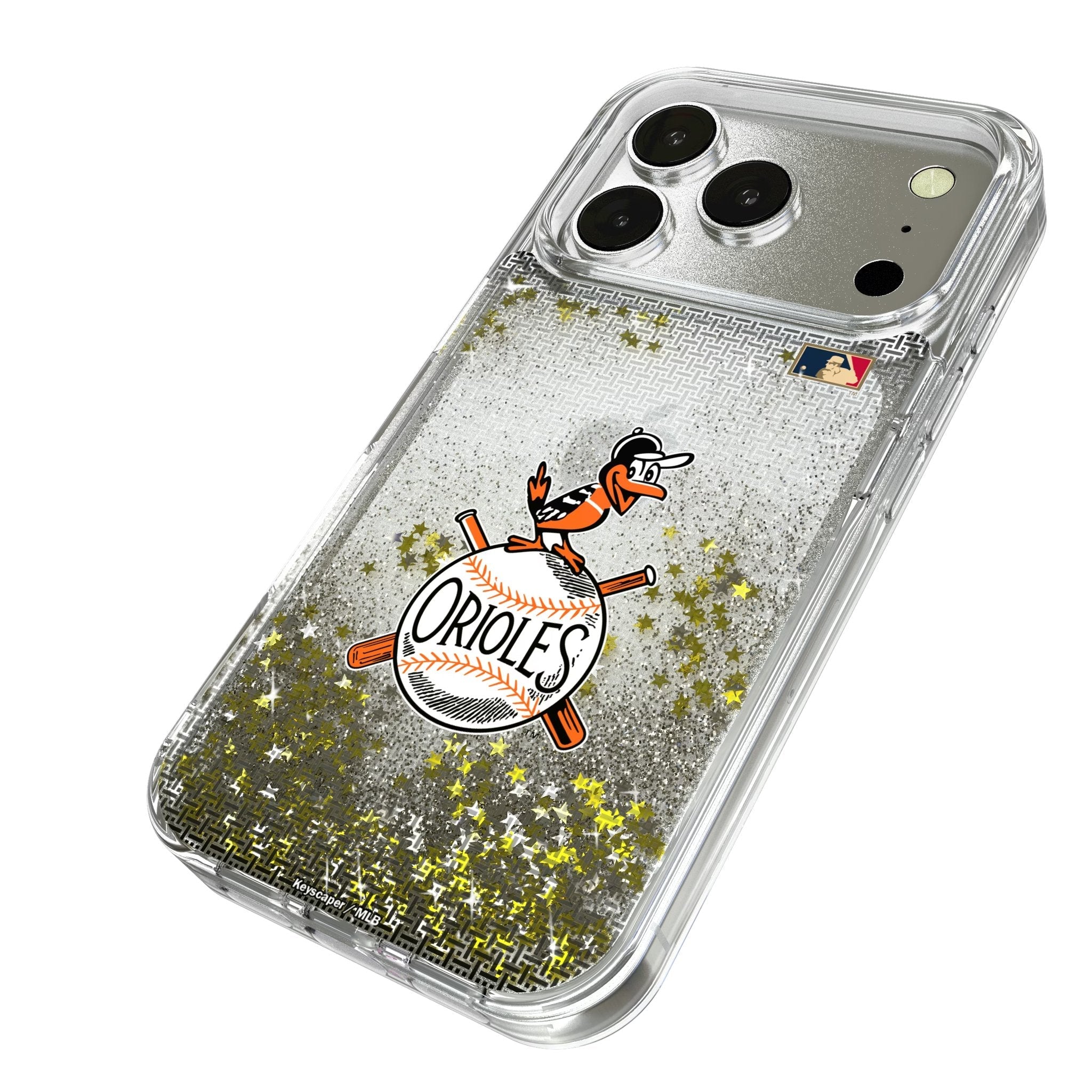Baltimore Orioles 1954-1963 - Cooperstown Collection Linen Glitter Phone Case for Apple iPhone 17 Series