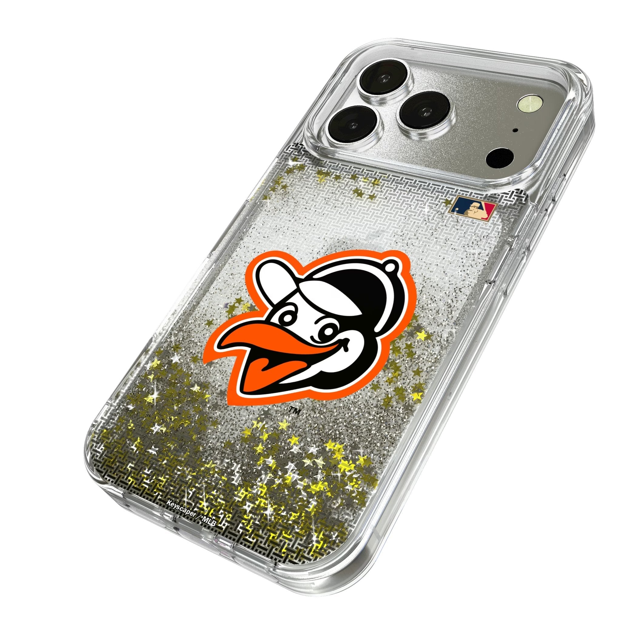 Baltimore Orioles 1955 - Cooperstown Collection Linen Glitter Phone Case for Apple iPhone 17 Series
