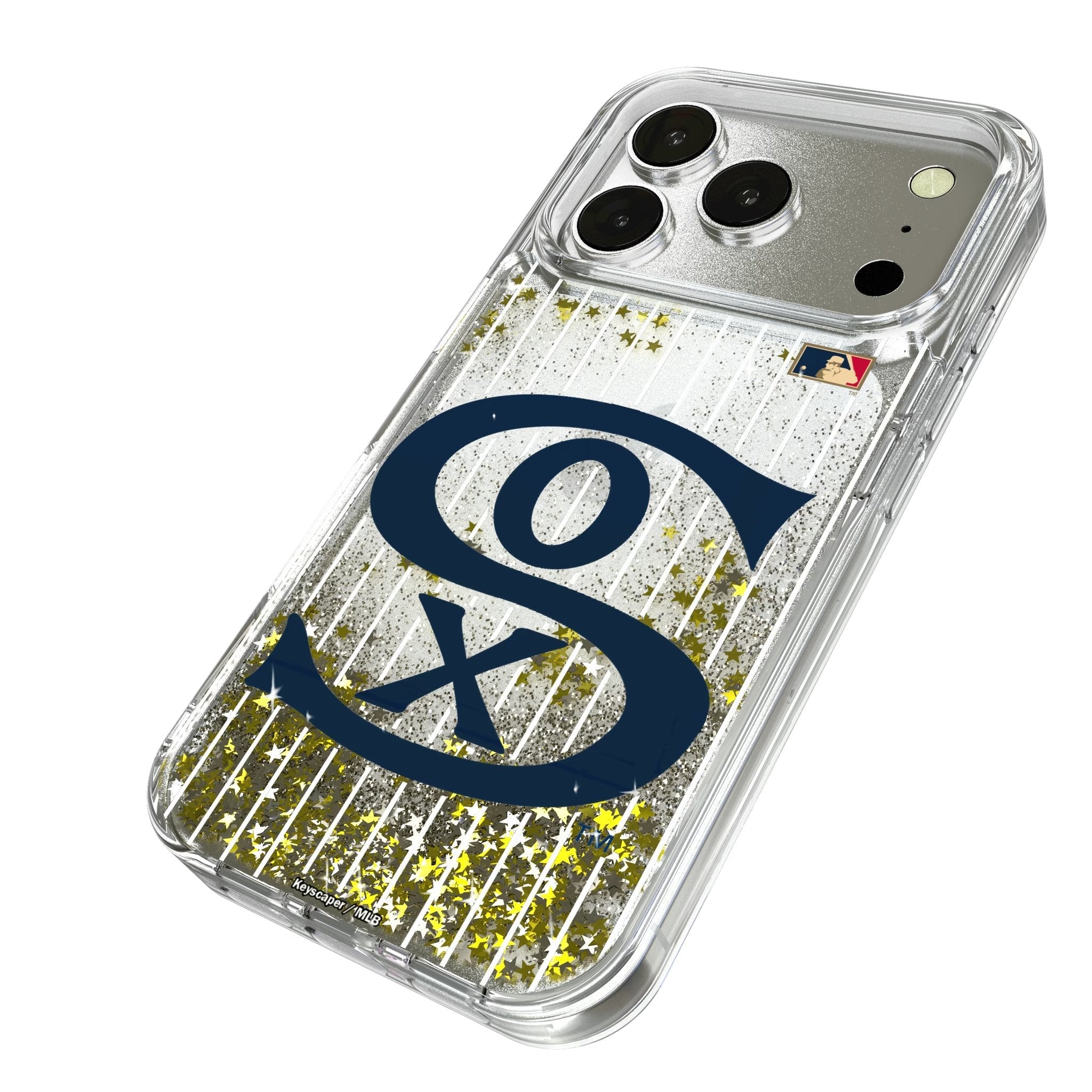 Chicago White Sox Road 1919-1921 - Cooperstown Collection Pinstripe Glitter Phone Case for Apple iPhone 17 Series 2