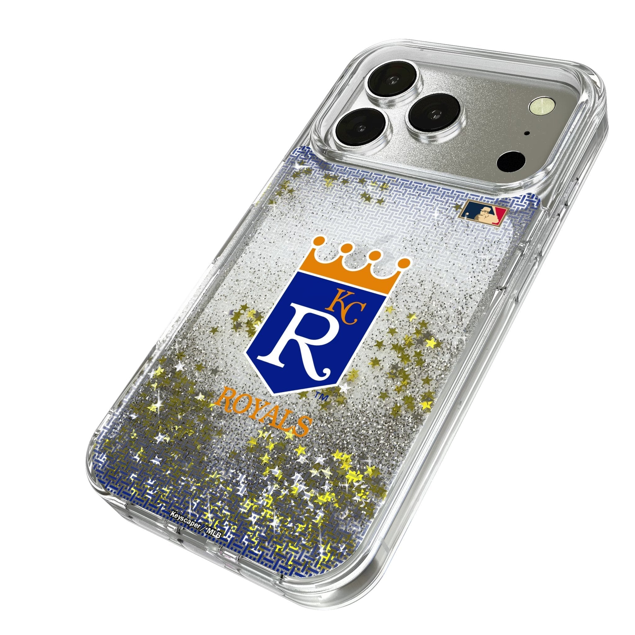 Kansas City Royals 1969-1978 - Cooperstown Collection Linen Glitter Phone Case for Apple iPhone 17 Series