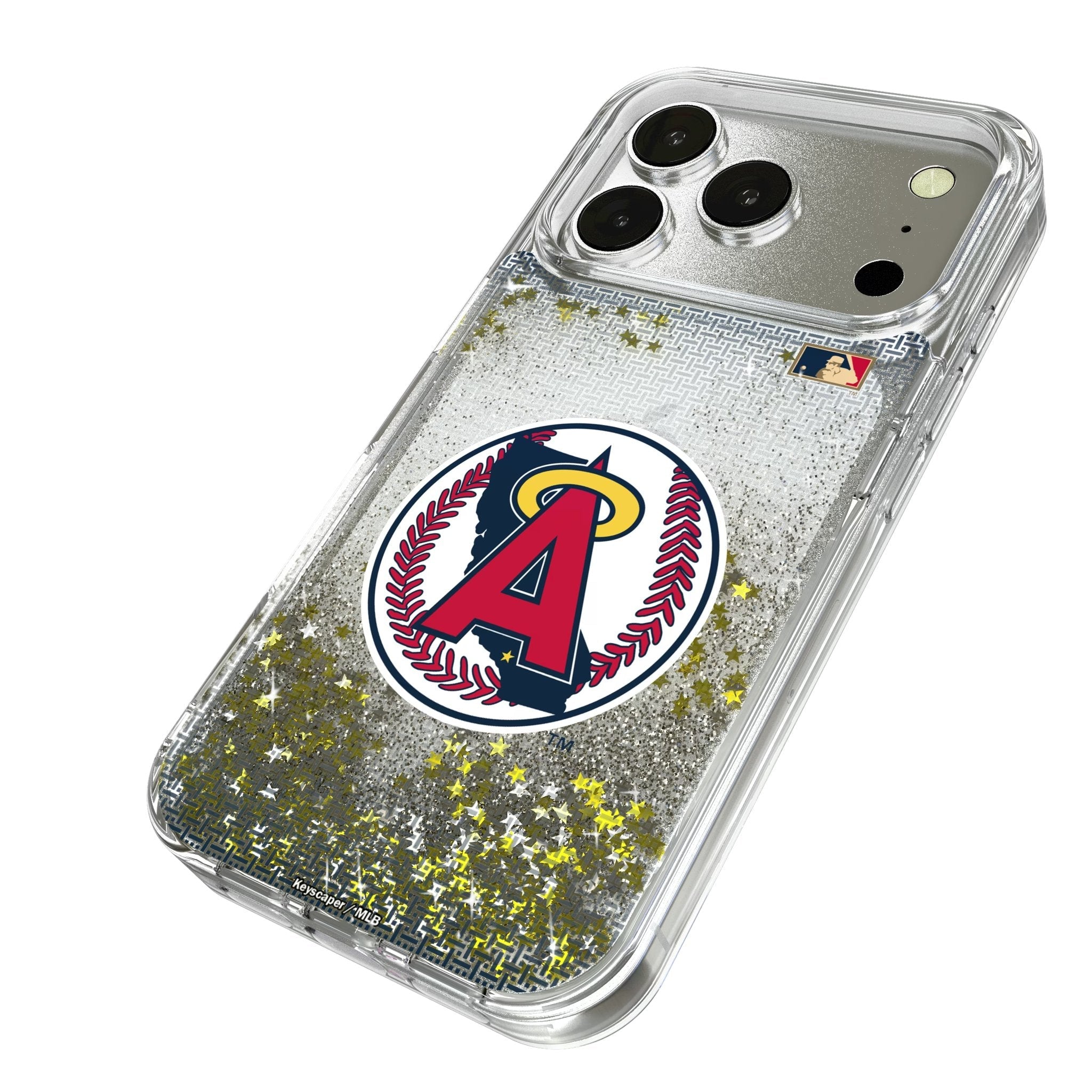 LA Angels 1986-1992 - Cooperstown Collection Linen Glitter Phone Case for Apple iPhone 17 Series