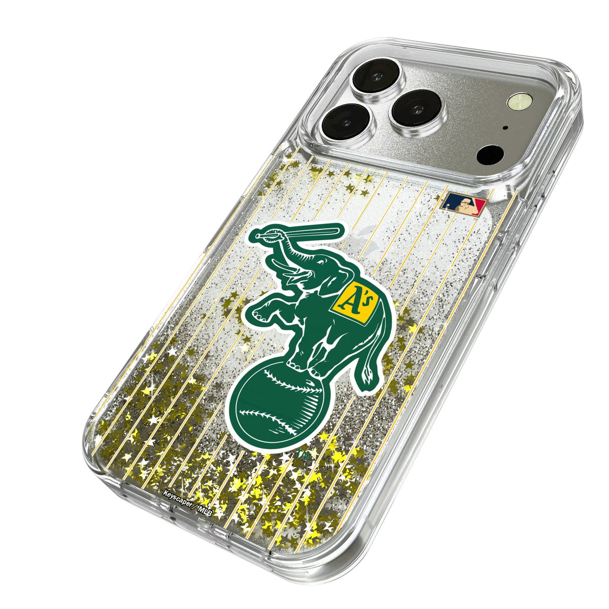 Oakland As Home 1988 - Cooperstown Collection Pinstripe Glitter Phone Case for Apple iPhone 17 Series 2