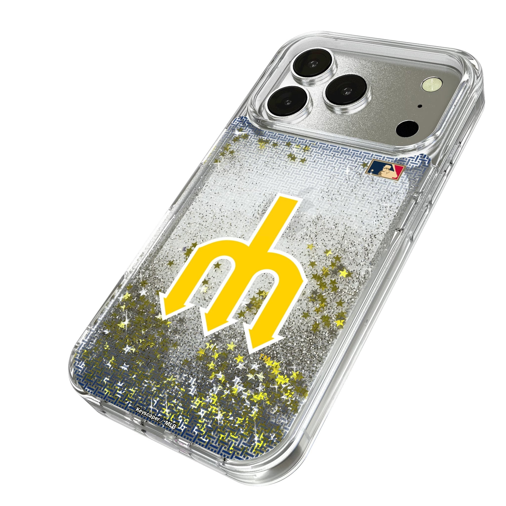 Seattle Mariners 1977-1980 - Cooperstown Collection Linen Glitter Phone Case for Apple iPhone 17 Series 2