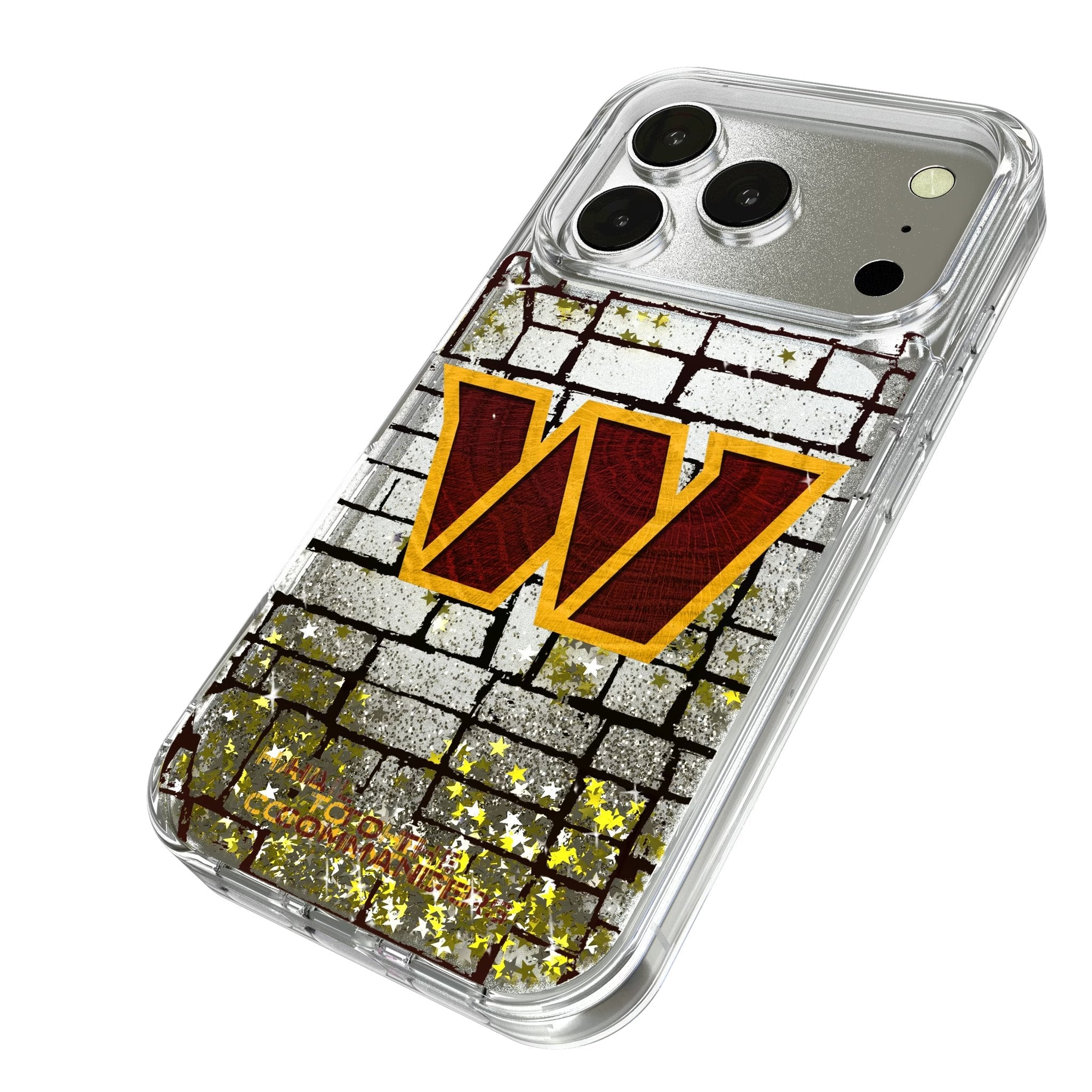 Washington Commanders Brick Wall Glitter Phone Case for Apple iPhone 17 Series 2