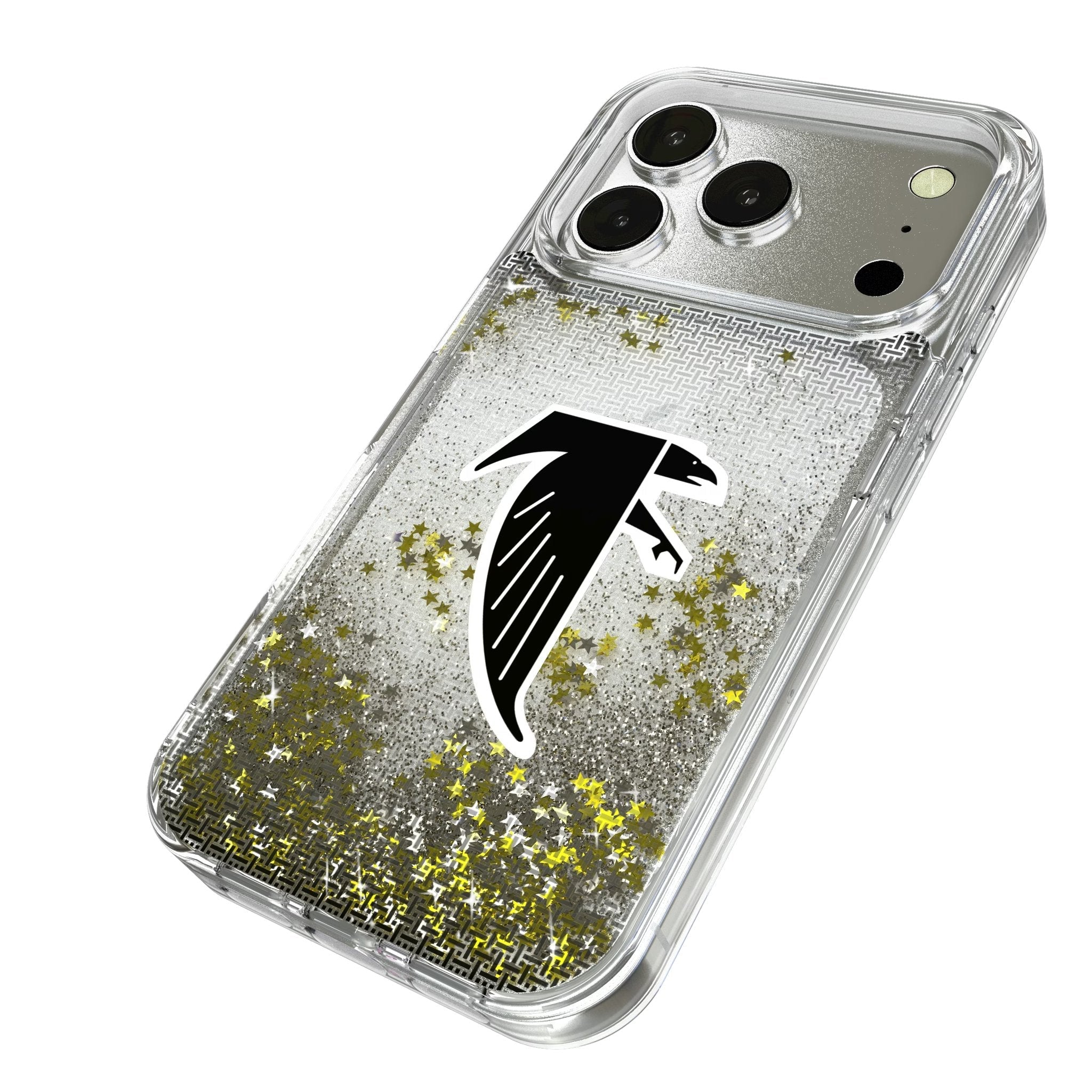Atlanta Falcons Classic Linen Glitter Phone Case for Apple iPhone 17 Series