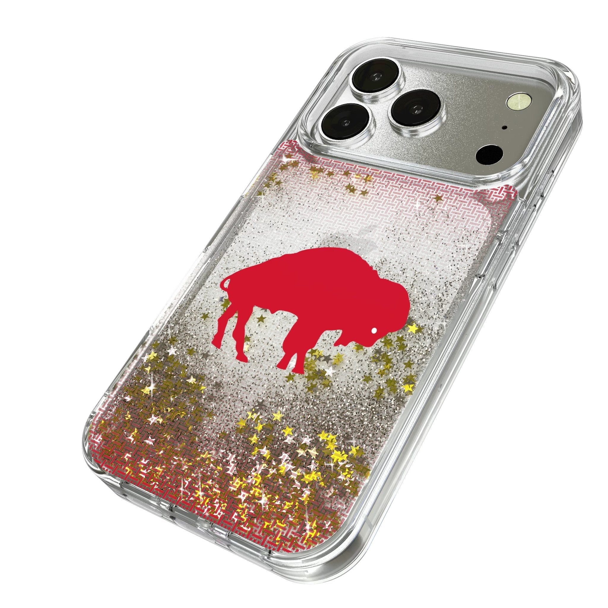 Buffalo Bills Historic Collection Linen Glitter Phone Case for Apple iPhone 17 Series 2
