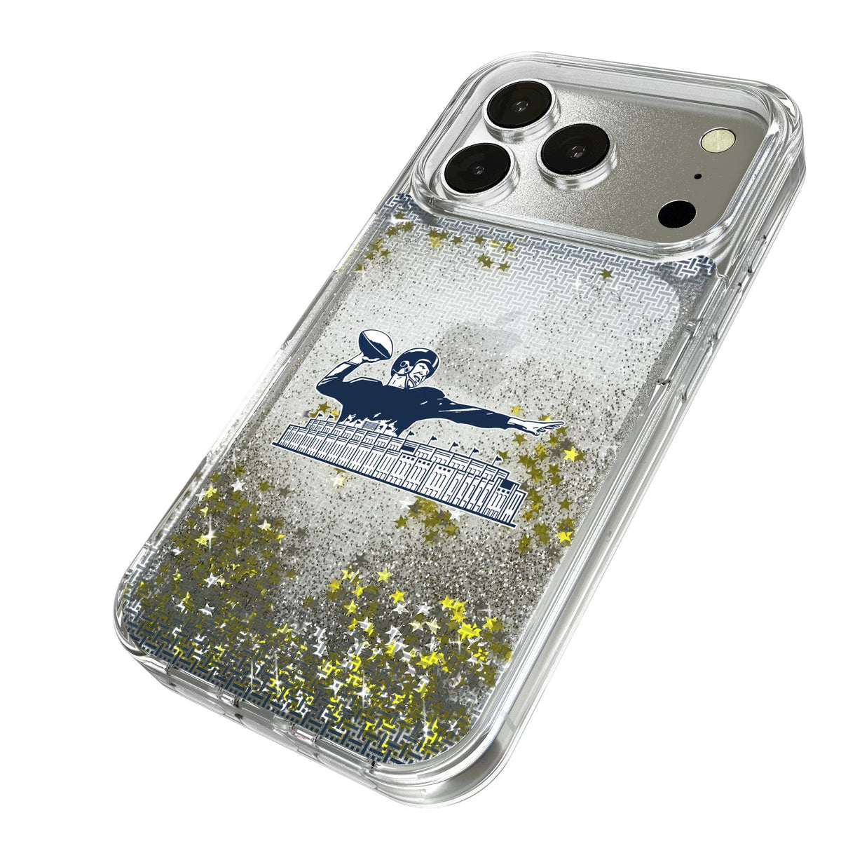 New York Giants 1960-1966 Historic Collection Linen Glitter Phone Case for Apple iPhone 17 Series