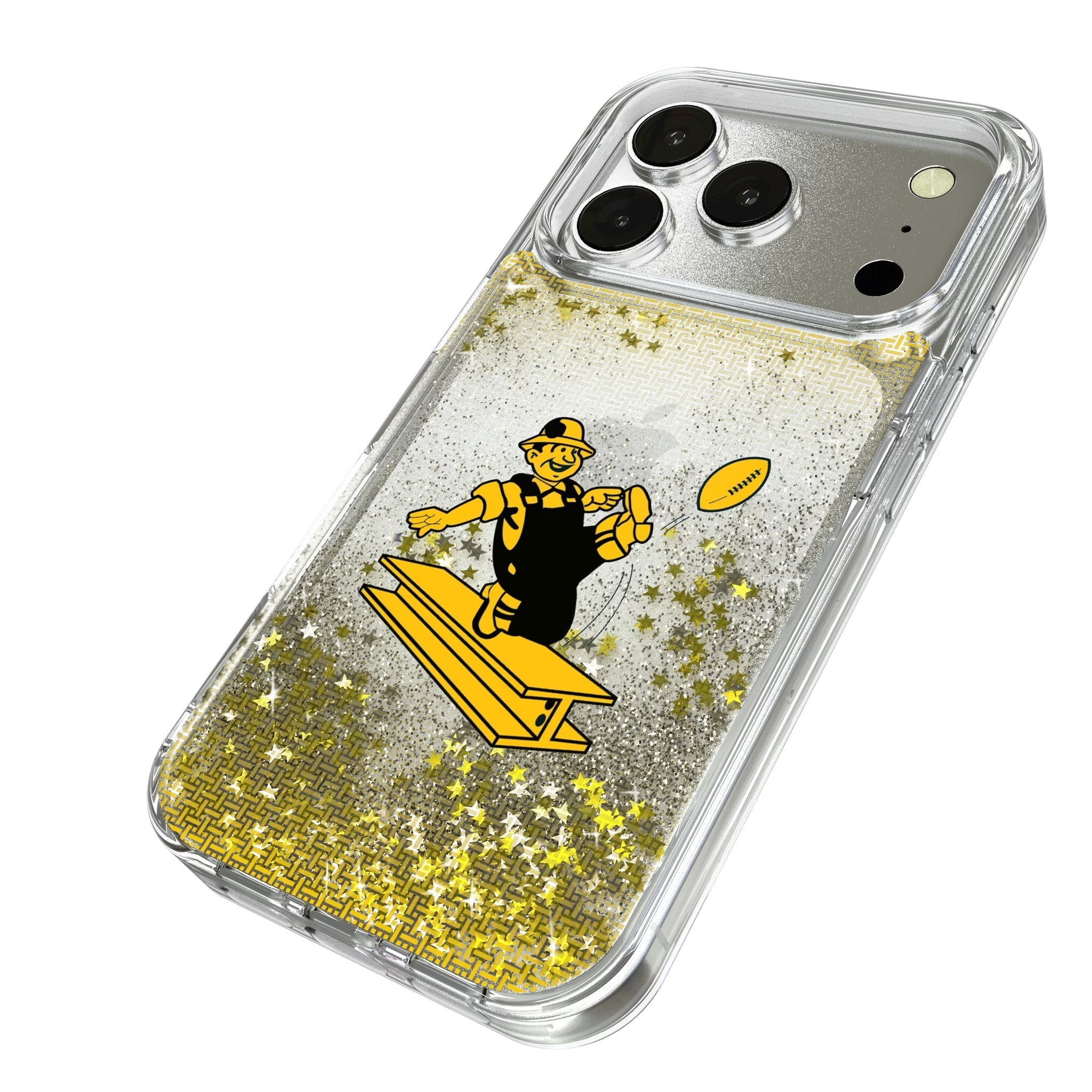Pittsburgh Steelers 1961 Historic Collection Linen Glitter Phone Case for Apple iPhone 17 Series