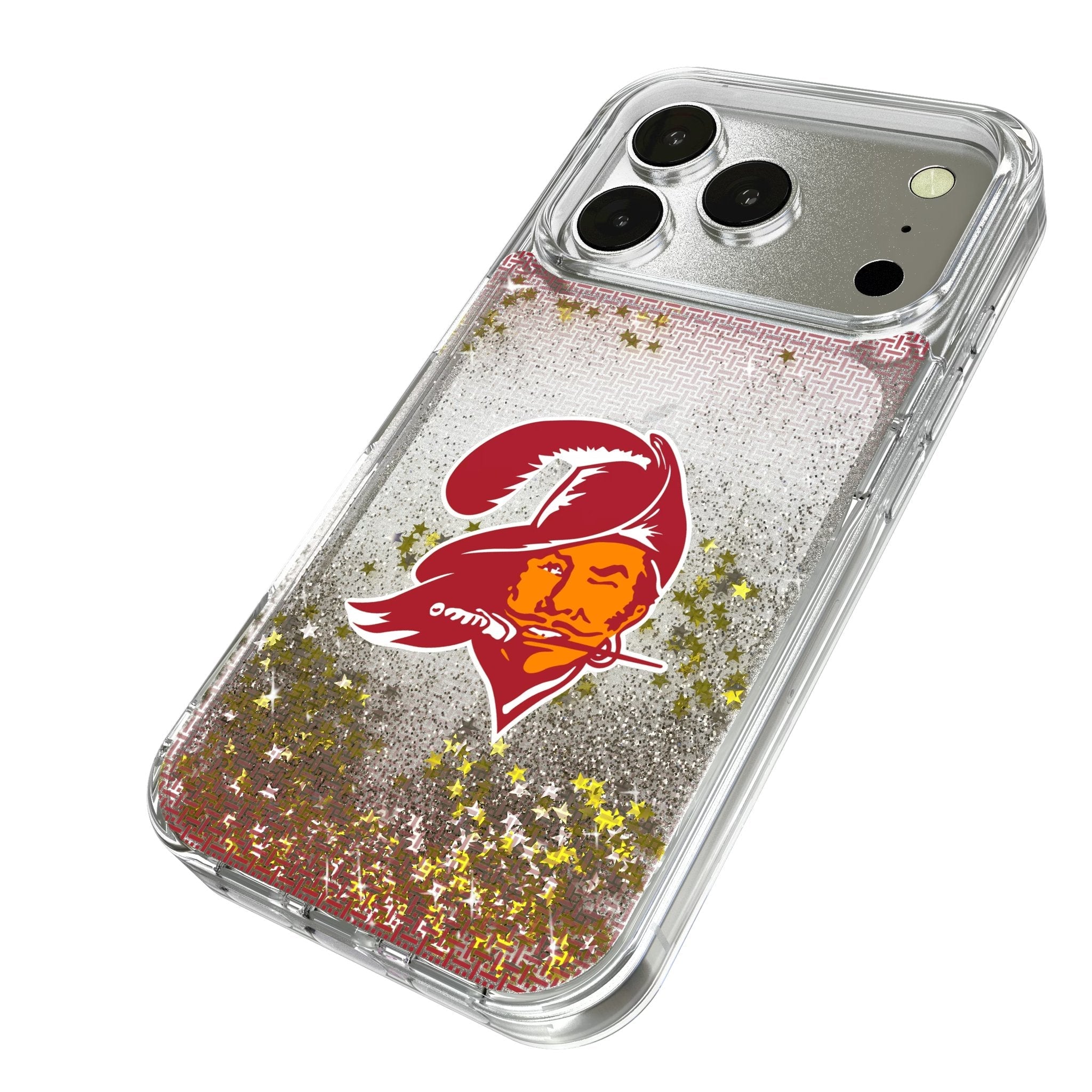 Tampa Bay Buccaneers Historic Collection Linen Glitter Phone Case for Apple iPhone 17 Series 2