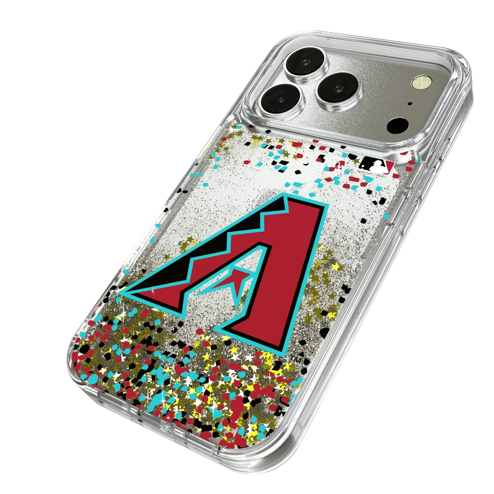 Arizona Diamondbacks Confetti Glitter Phone Case for Apple iPhone 17 Series