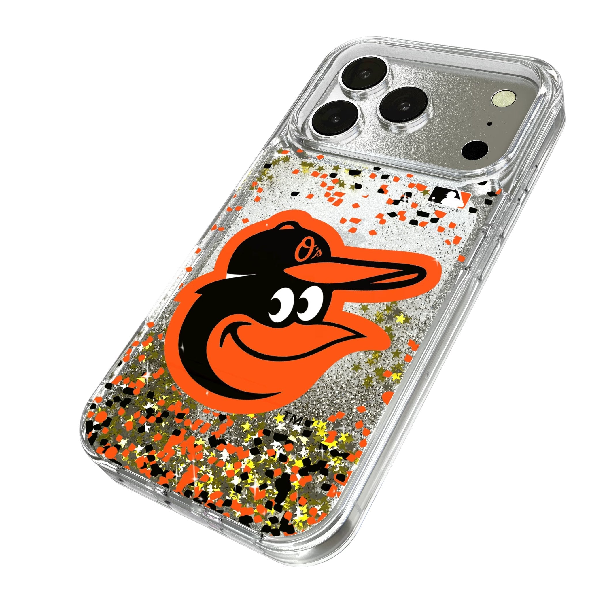 Baltimore Orioles Confetti Glitter Phone Case for Apple iPhone 17 Series