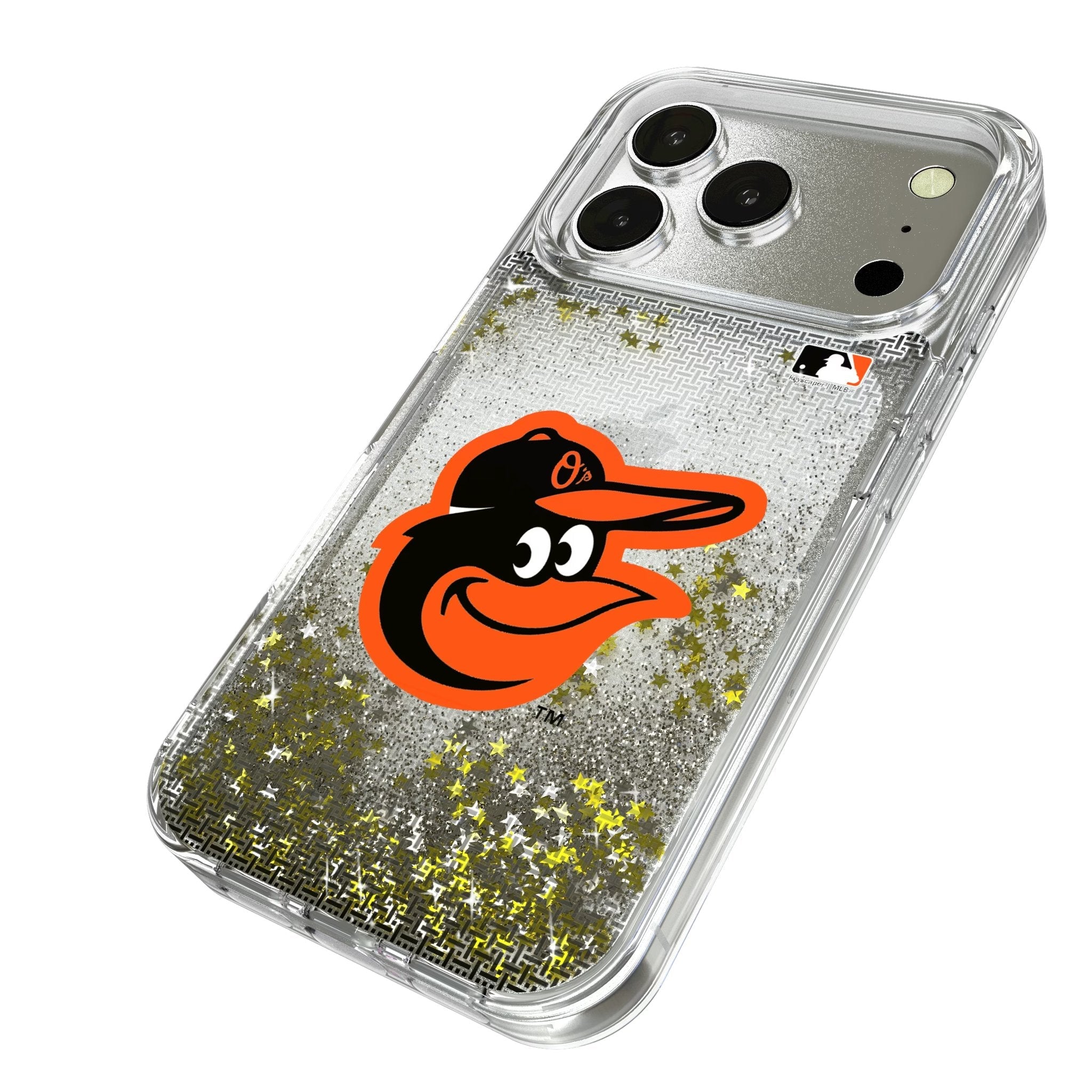Baltimore Orioles Linen Glitter Phone Case for Apple iPhone 17 Series