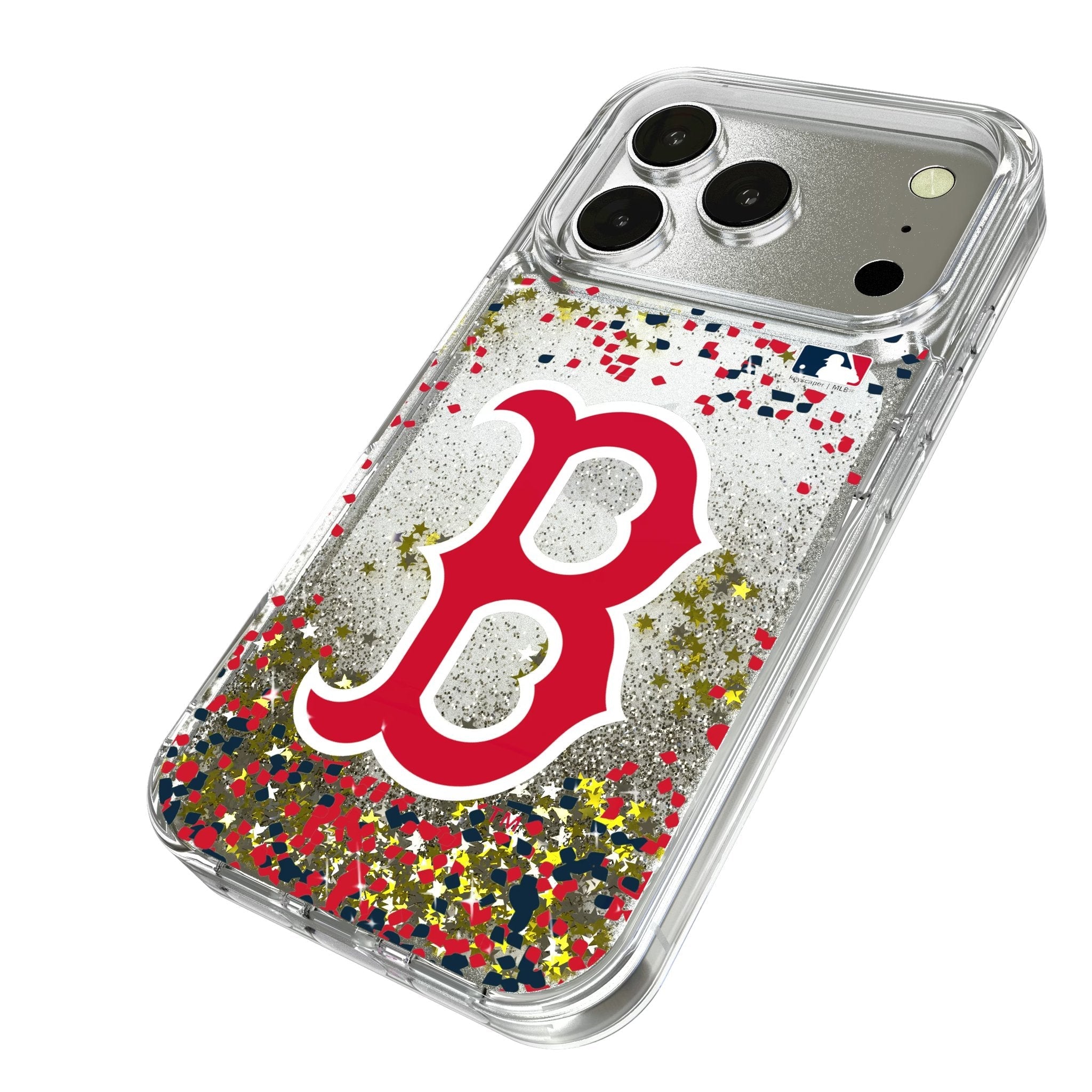 Boston Red Sox Confetti Glitter Phone Case for Apple iPhone 17 Series