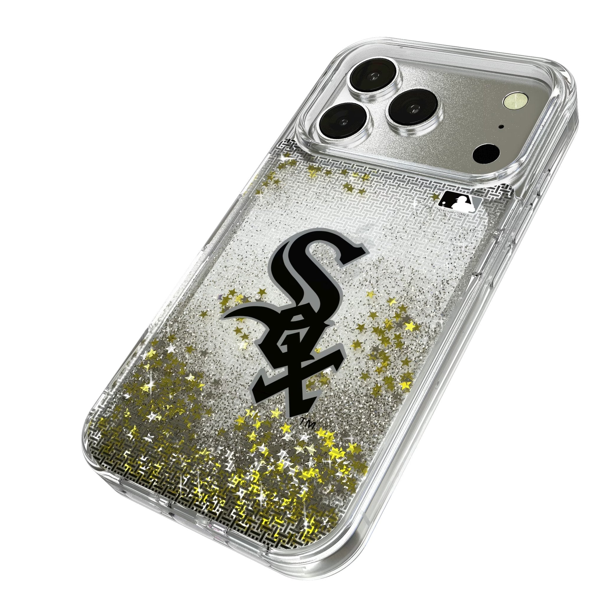 Chicago White Sox Linen Glitter Phone Case for Apple iPhone 17 Series 2