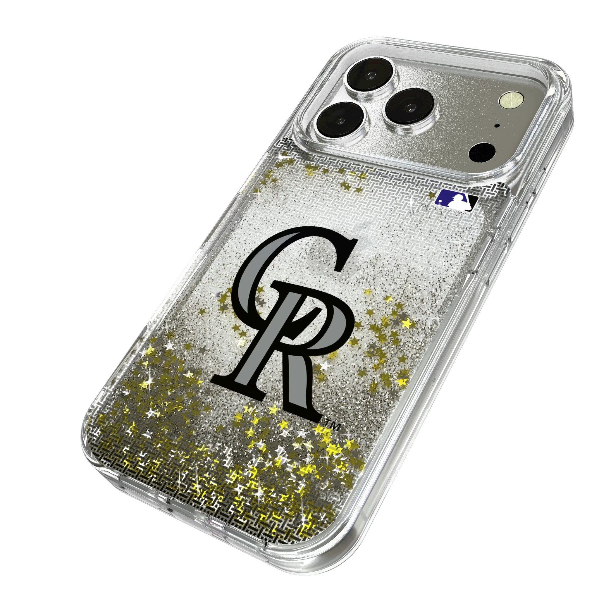 Colorado Rockies Linen Glitter Phone Case for Apple iPhone 17 Series