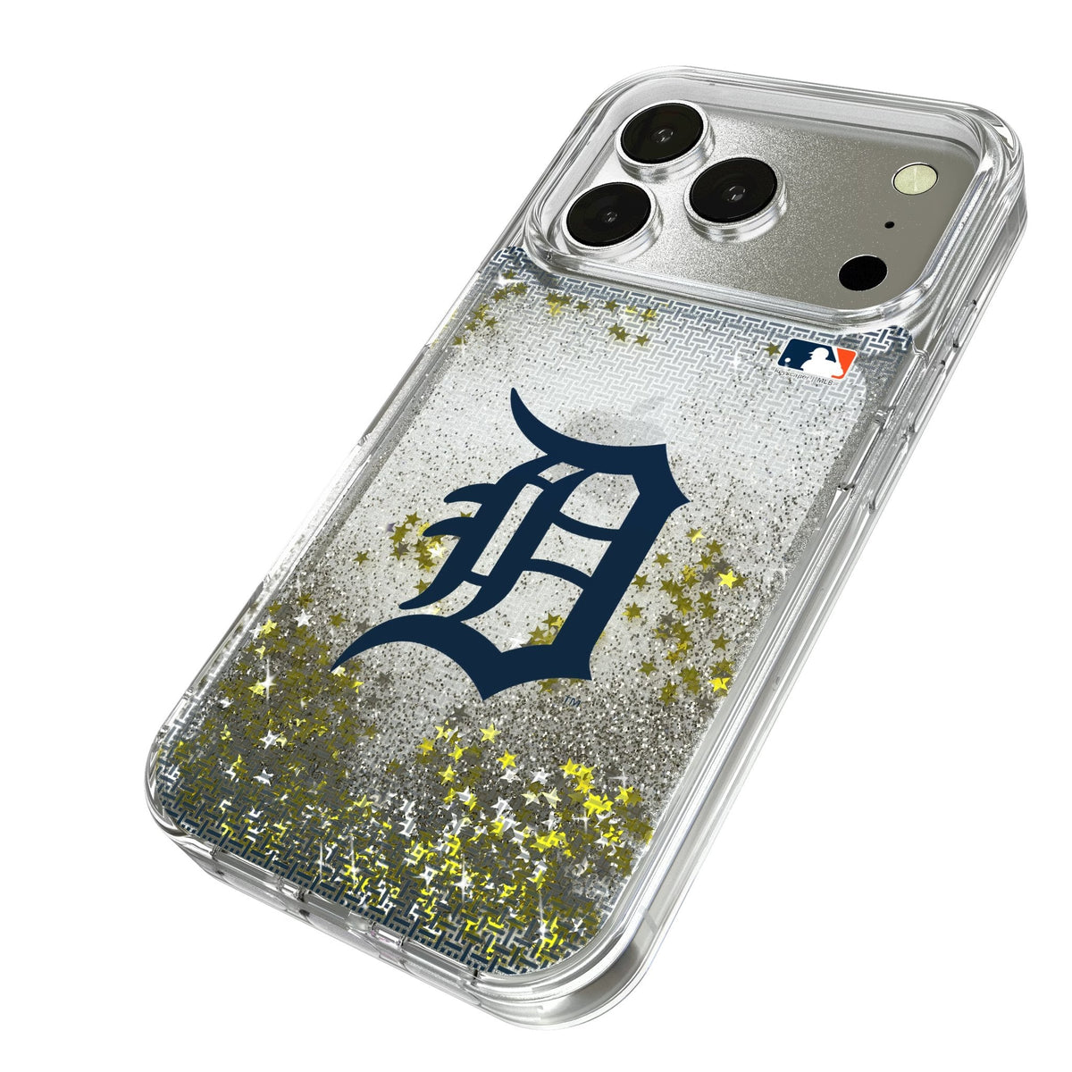 Detroit Tigers Linen Glitter Phone Case for Apple iPhone 17 Series