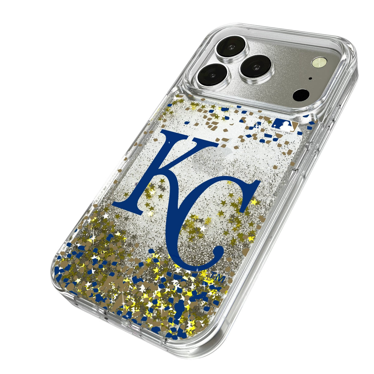 Kansas City Royals Confetti Glitter Phone Case for Apple iPhone 17 Series