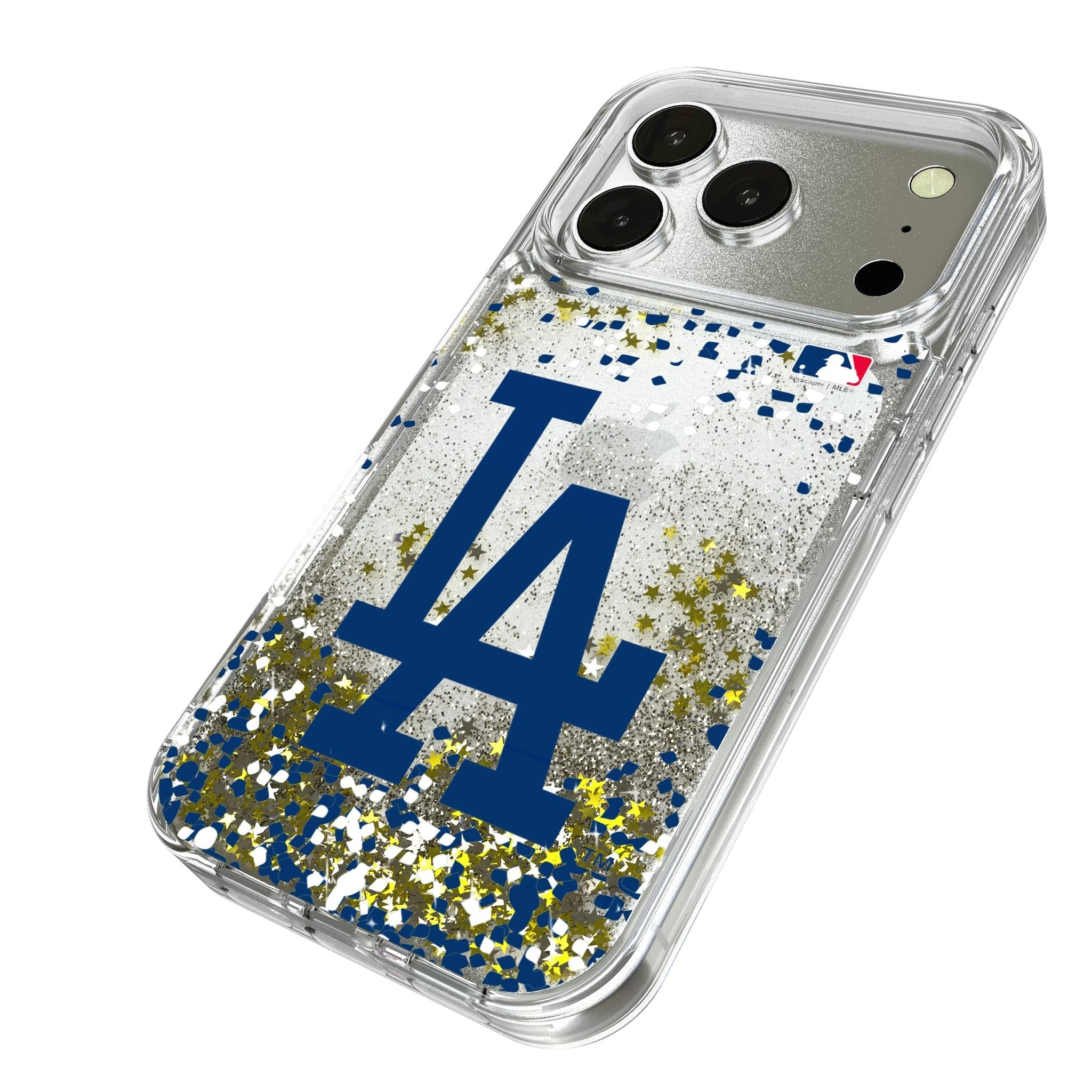 LA Dodgers Confetti Glitter Phone Case for Apple iPhone 17 Series 2