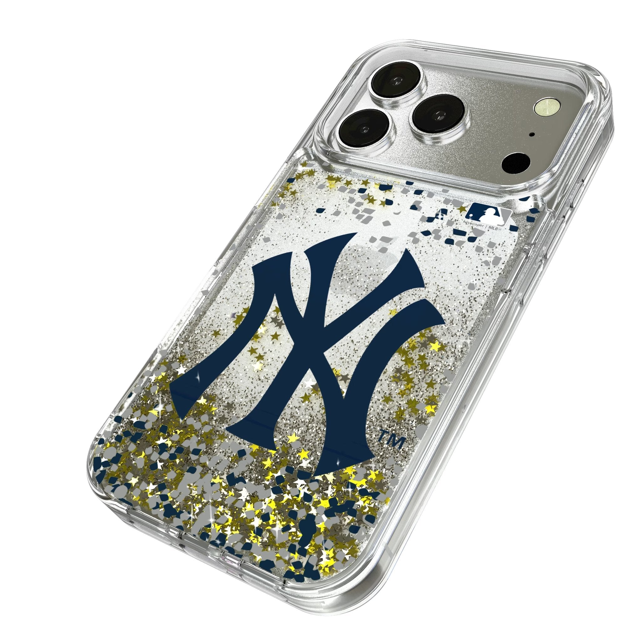 New York Yankees Confetti Glitter Phone Case for Apple iPhone 17 Series