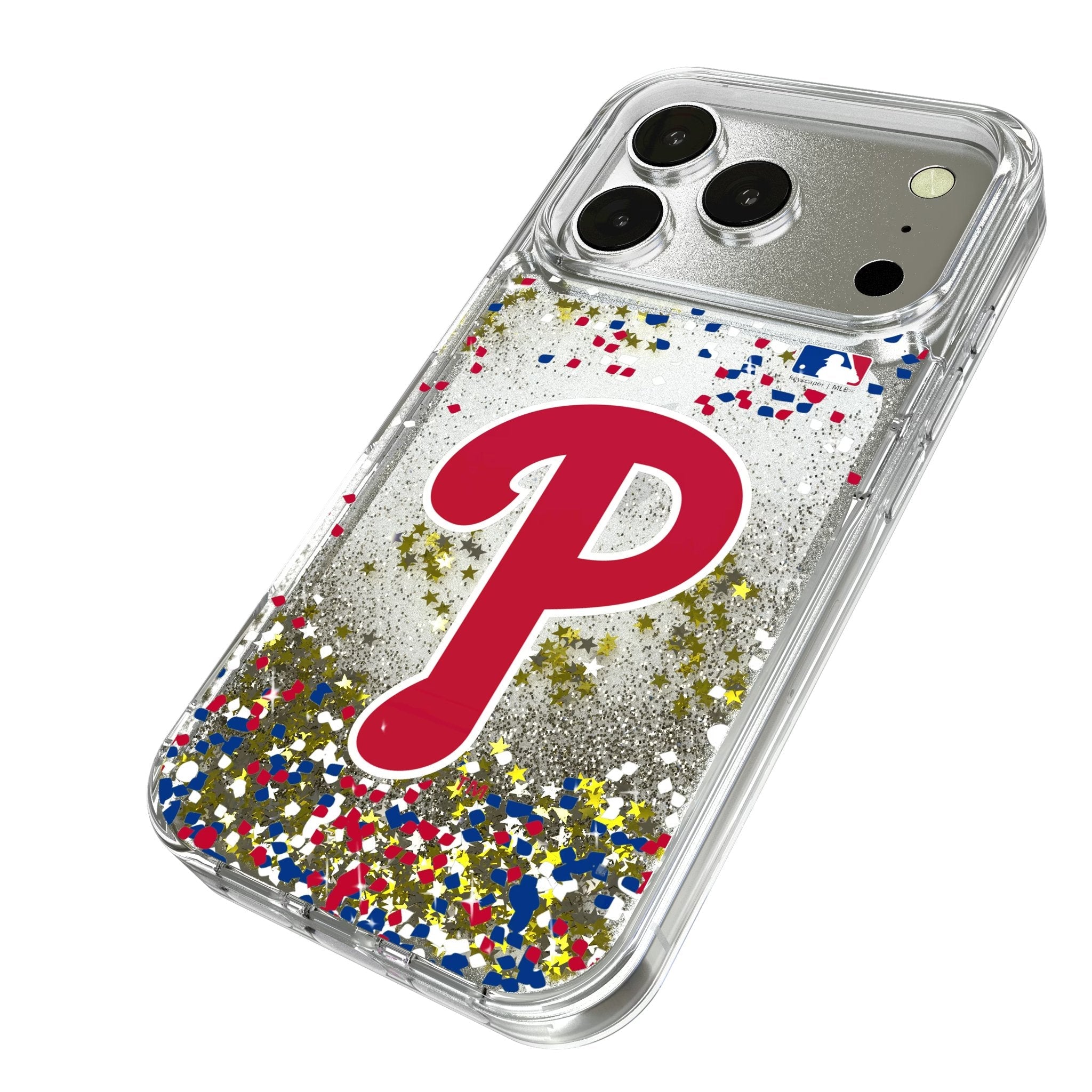 Philadelphia Phillies Confetti Glitter Phone Case for Apple iPhone 17 Series 2