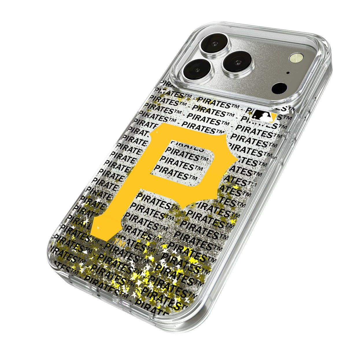 Pittsburgh Pirates Text Backdrop Glitter Phone Case for Apple iPhone 17 Series 2