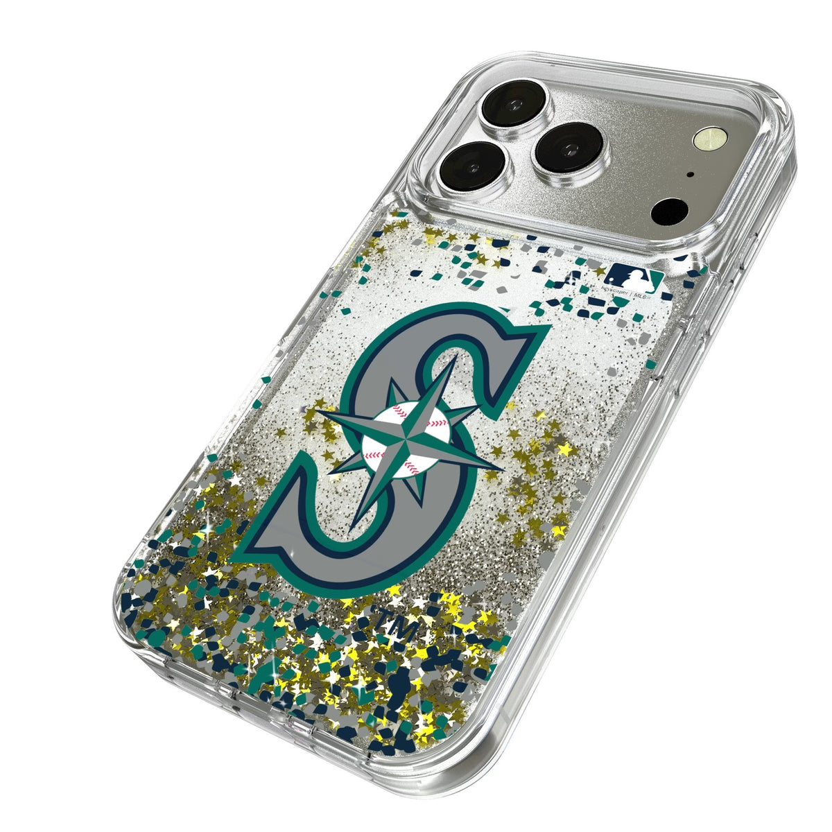 Seattle Mariners Confetti Glitter Phone Case for Apple iPhone 17 Series 2